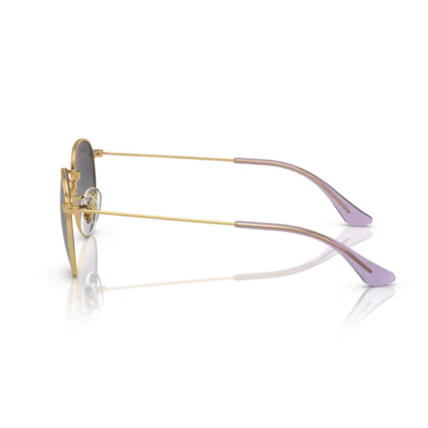 Ray-Ban RJ 9547S 292T3 44 Çocuk Oval Gold Metal Güneş Gözlüğü