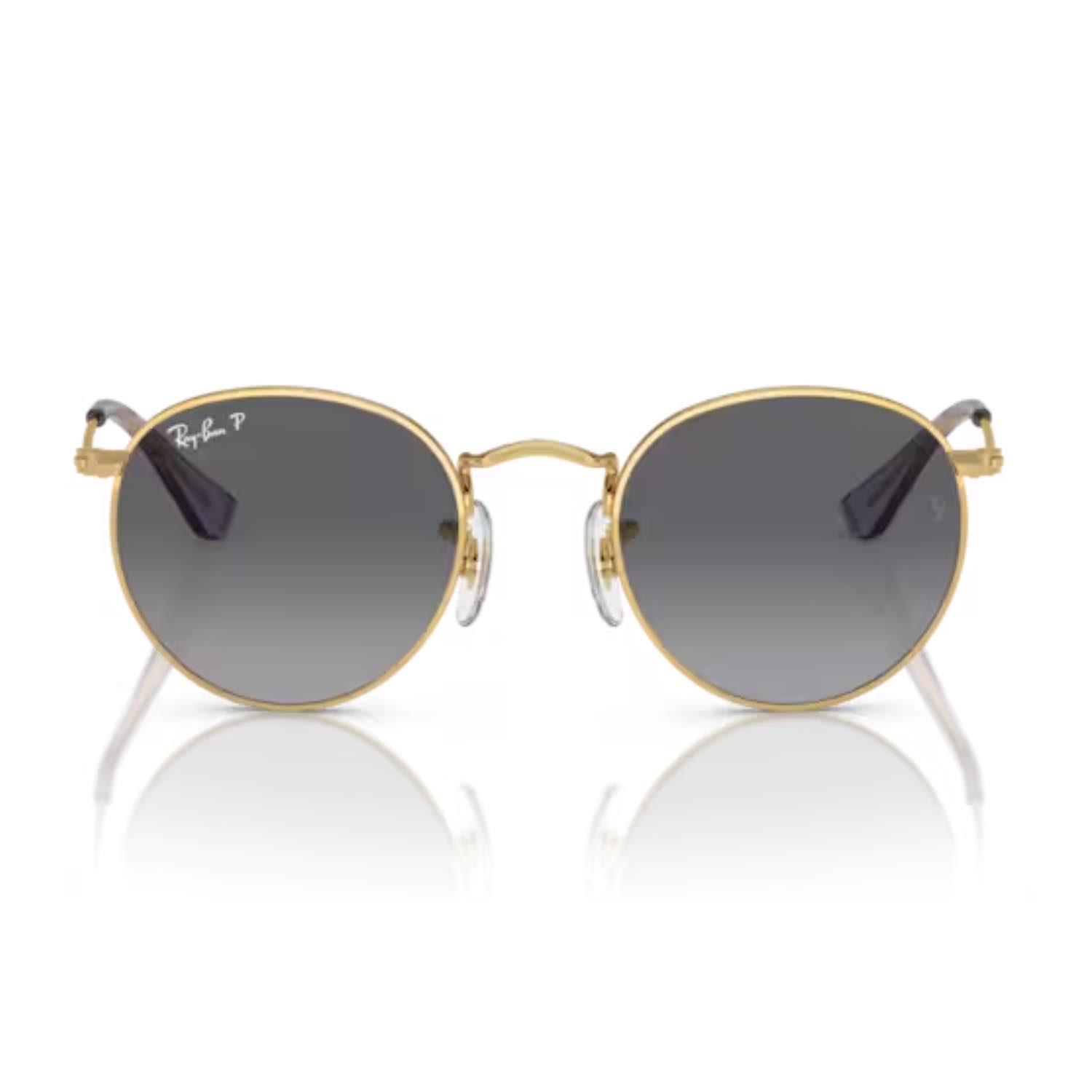 Ray-Ban RJ 9547S 292T3 44 Çocuk Oval Gold Metal Güneş Gözlüğü
