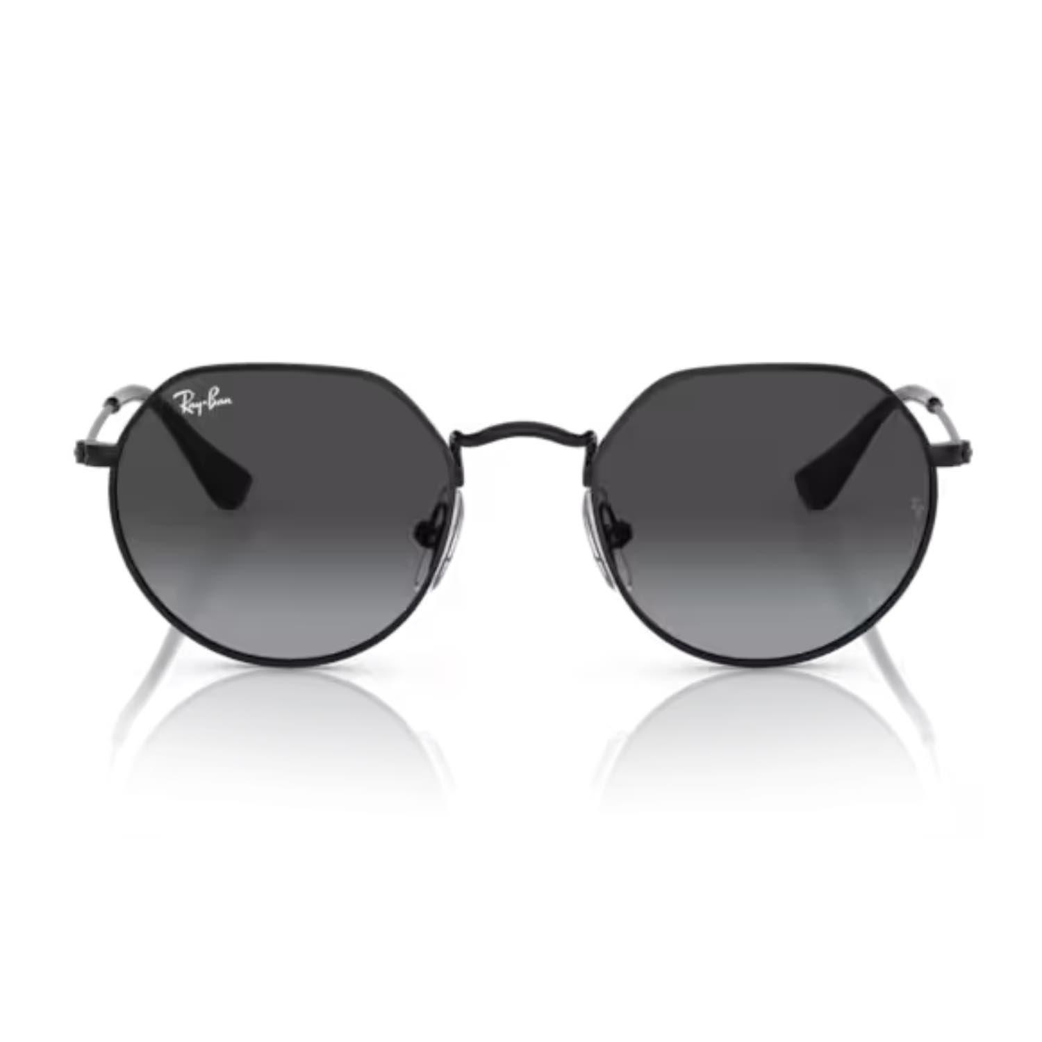 Ray-Ban RJ 9565S 2878G 47 Çocuk Oval Siyah Metal Güneş Gözlüğü