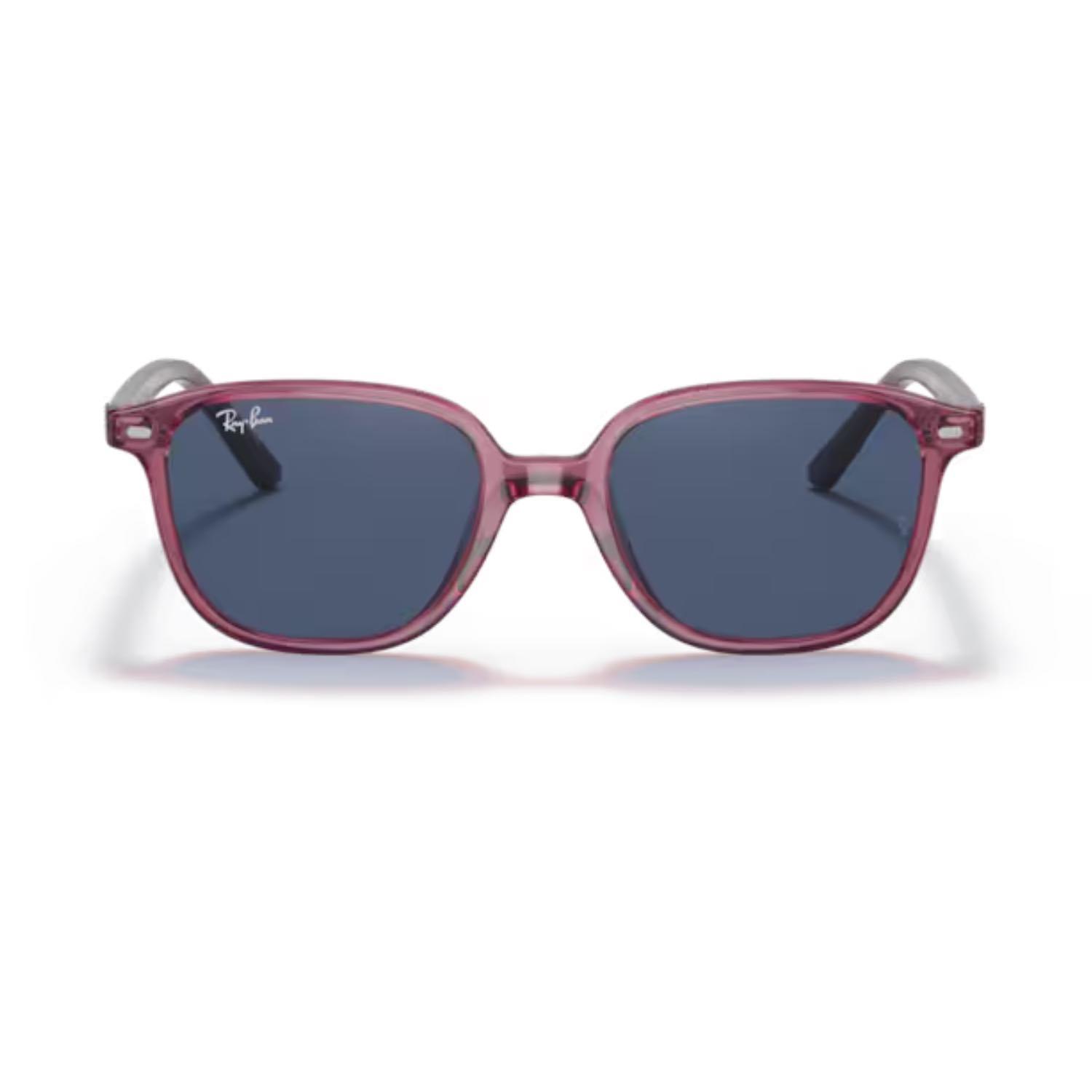 Ray-Ban RJ9093S 711280 45 Junior Leonard Çocuk Kare Şeffaf Pembe Kemik Güneş Gözlüğü
