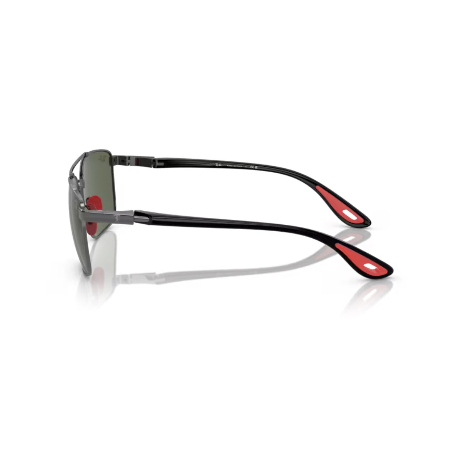 Ray-Ban RB 3715M F00171 58 Scuderia Ferrari Erkek Kare Gri Metal Güneş Gözlüğü