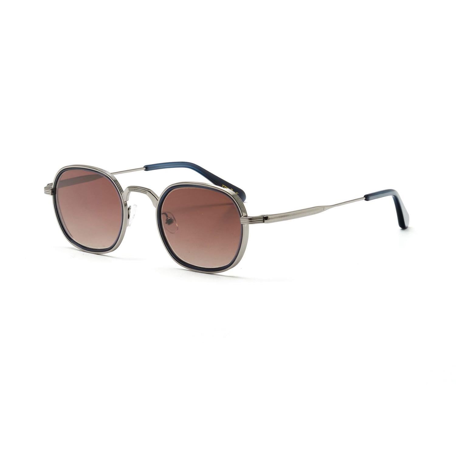 Redberry Bahma C2 49 Unisex Kare Gri Metal Güneş Gözlüğü