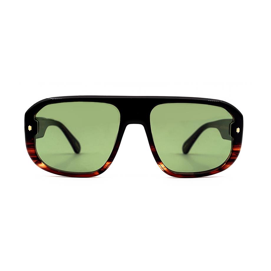 Redberry Madrid Col6 57 Unisex Siyah Kahverengi Kemik Güneş Gözlüğü