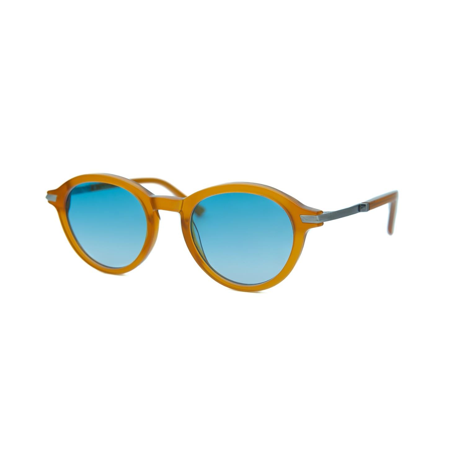 Redbery Trıeste C2 49 Unisex Oval Sarı Kemik Güneş Gözlüğü