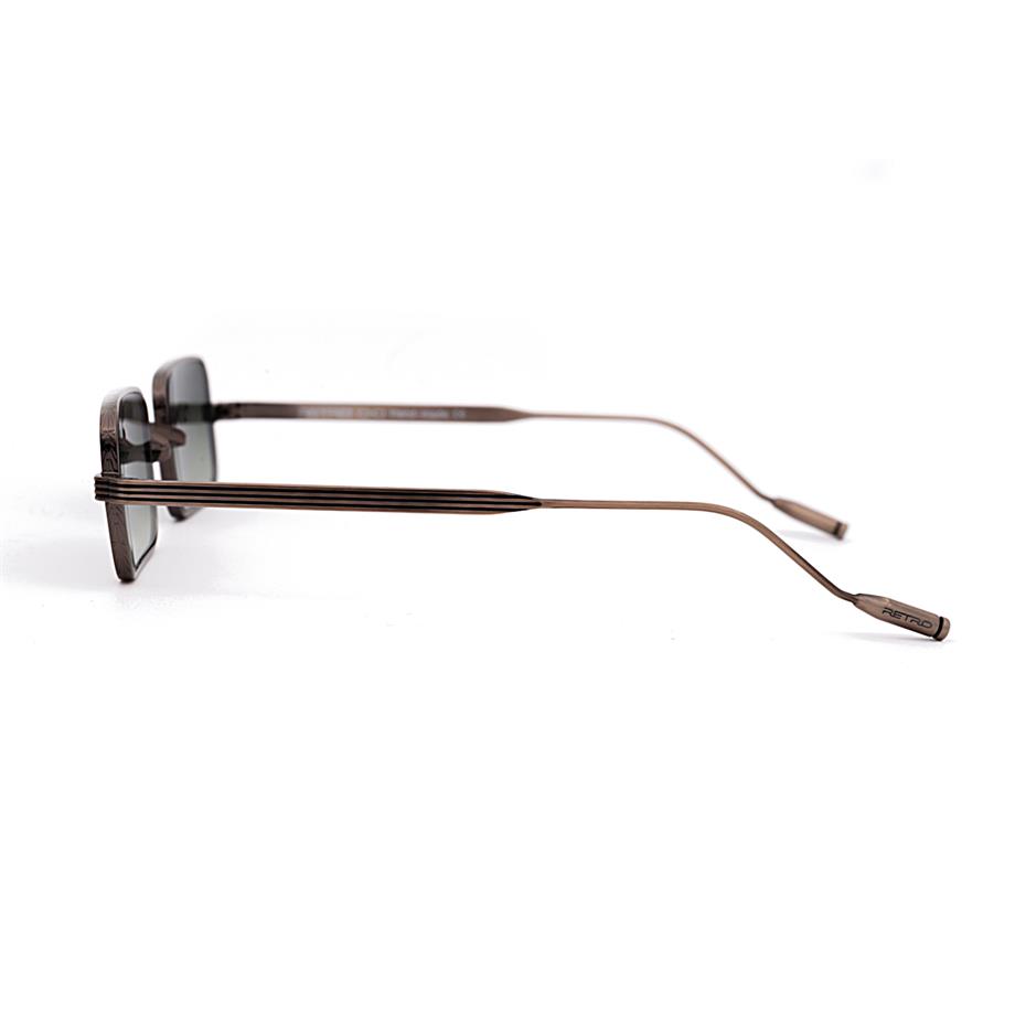 Retro Ibiza I C02 48 Unisex Bronz Metal Dikdörtgen   Güneş Gözlüğü
