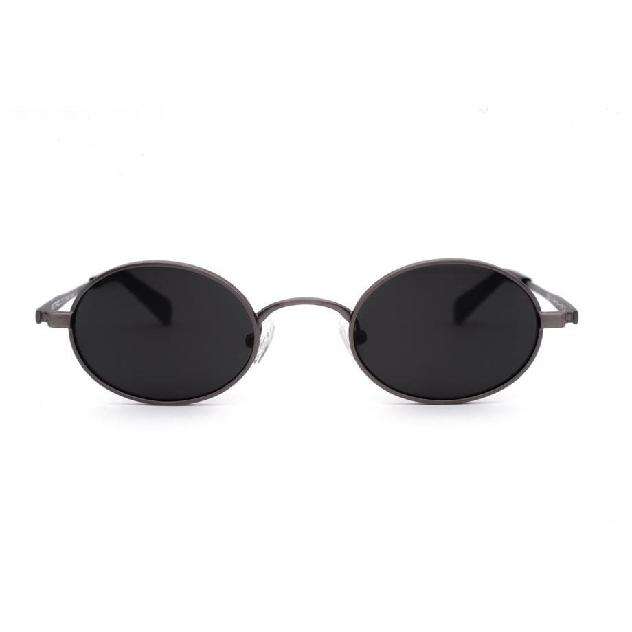 Retro Leo II C02 48 Unisex Gri Yuvarlak Güneş Gözlüğü