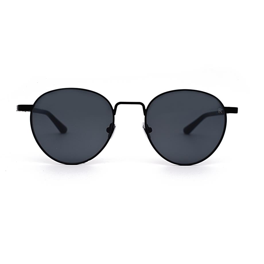 Retro Oxford I C04 52 Unisex Siyah Yuvarlak  Güneş Gözlüğü