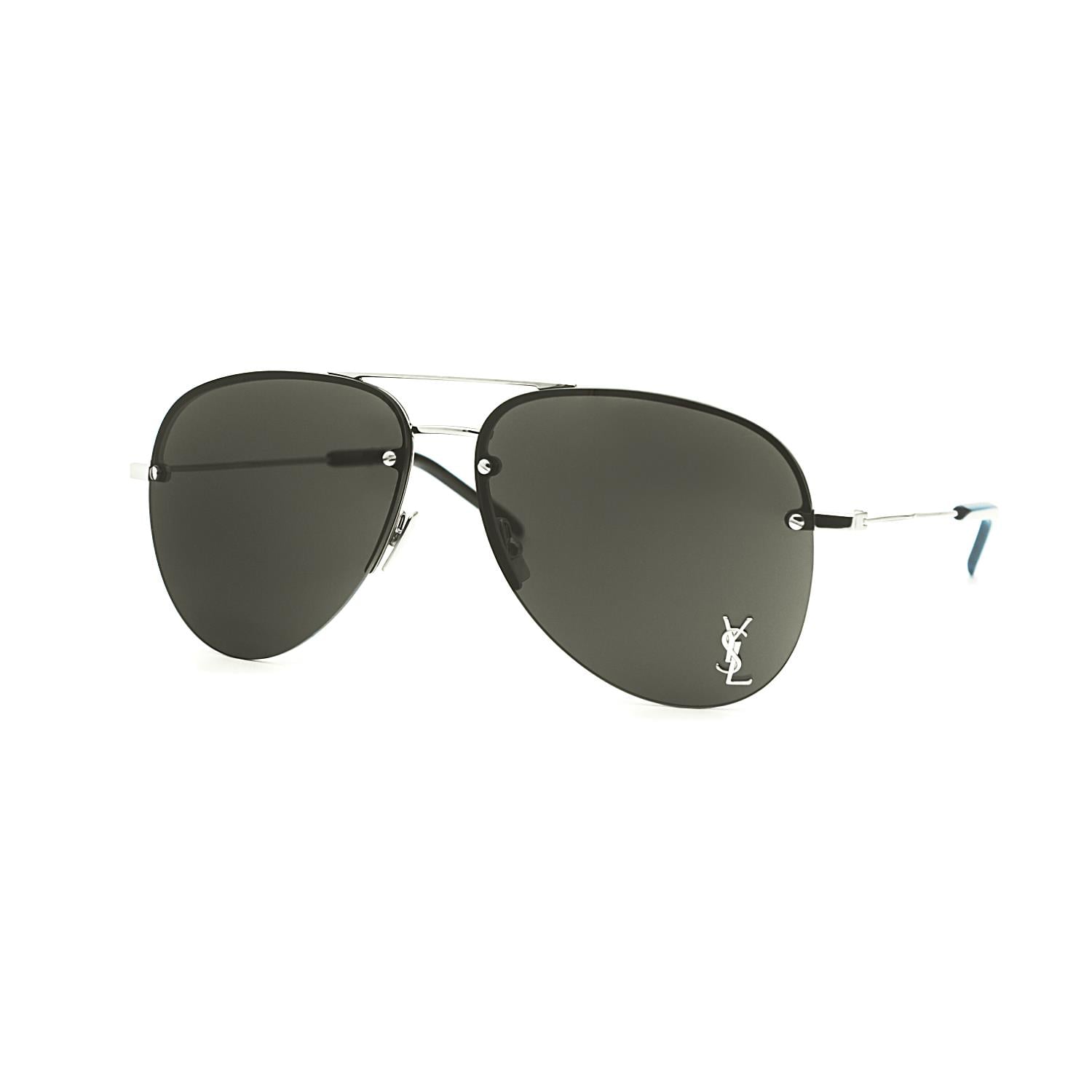 Saint Laurent Classic 11M 007 59 Erkek Siyah Damla Metal Güneş Gözlüğü