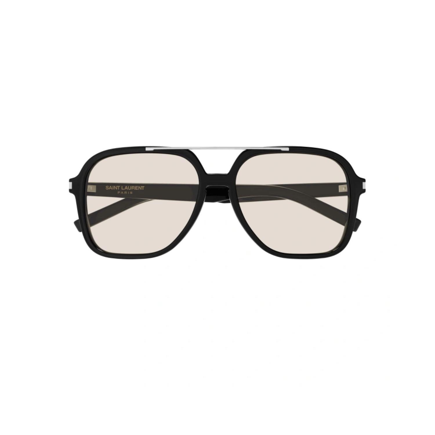 Saint Laurent SL 545 001 58 Unisex Kare Siyah Kemik Güneş Gözlüğü