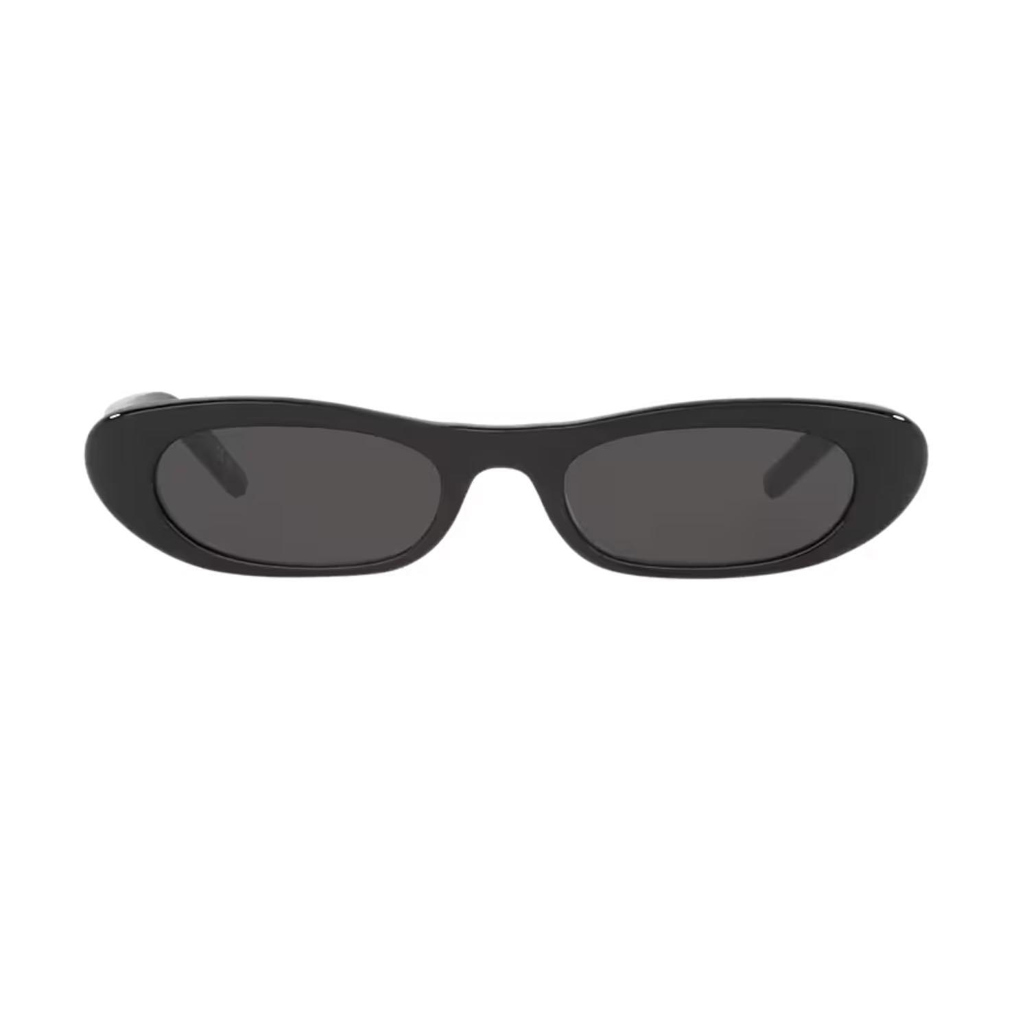 Saint Laurent SL 557 SHADE 001 53 Kadın Çekik Siyah Kemik Güneş Gözlüğü