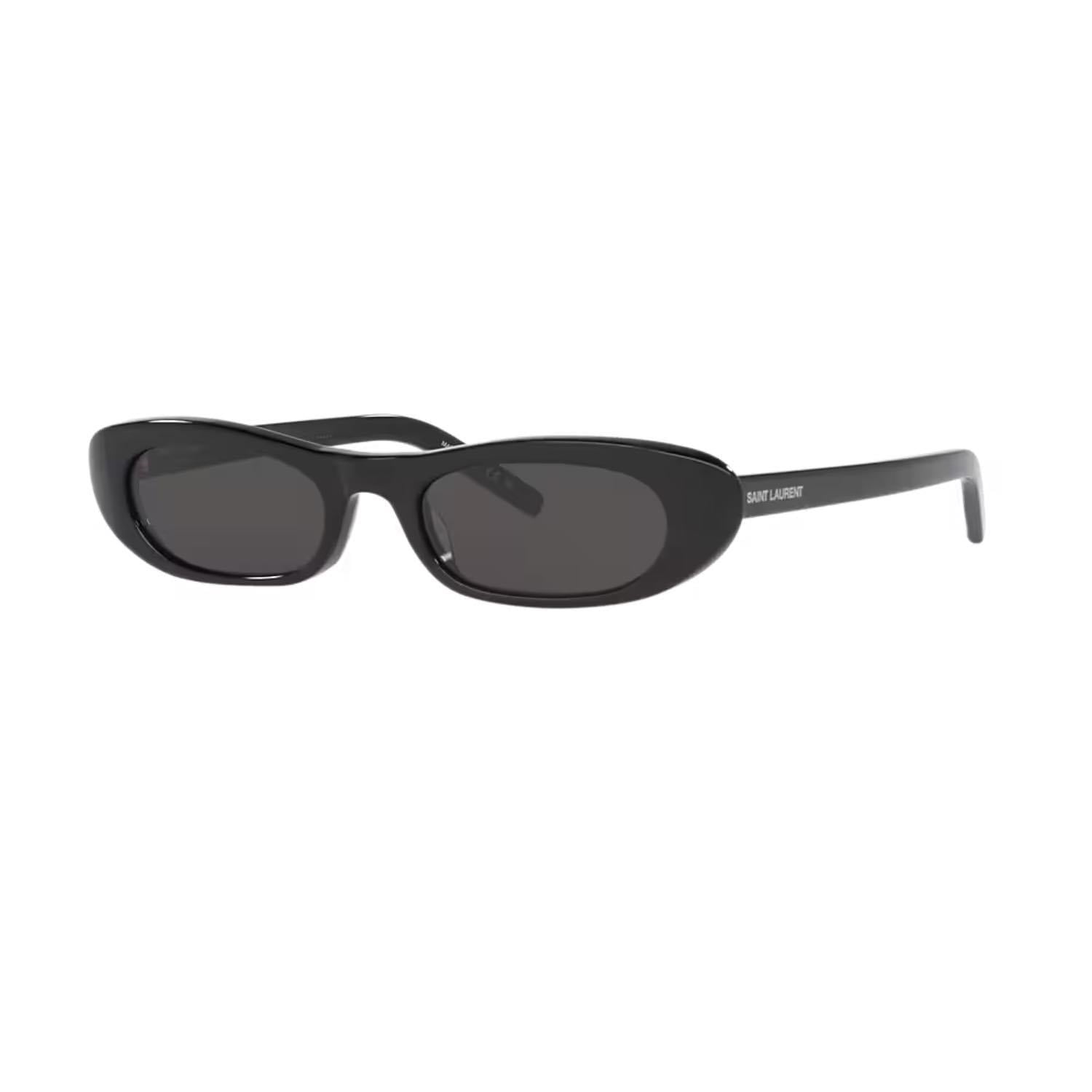 Saint Laurent SL 557 SHADE 001 53 Kadın Çekik Siyah Kemik Güneş Gözlüğü