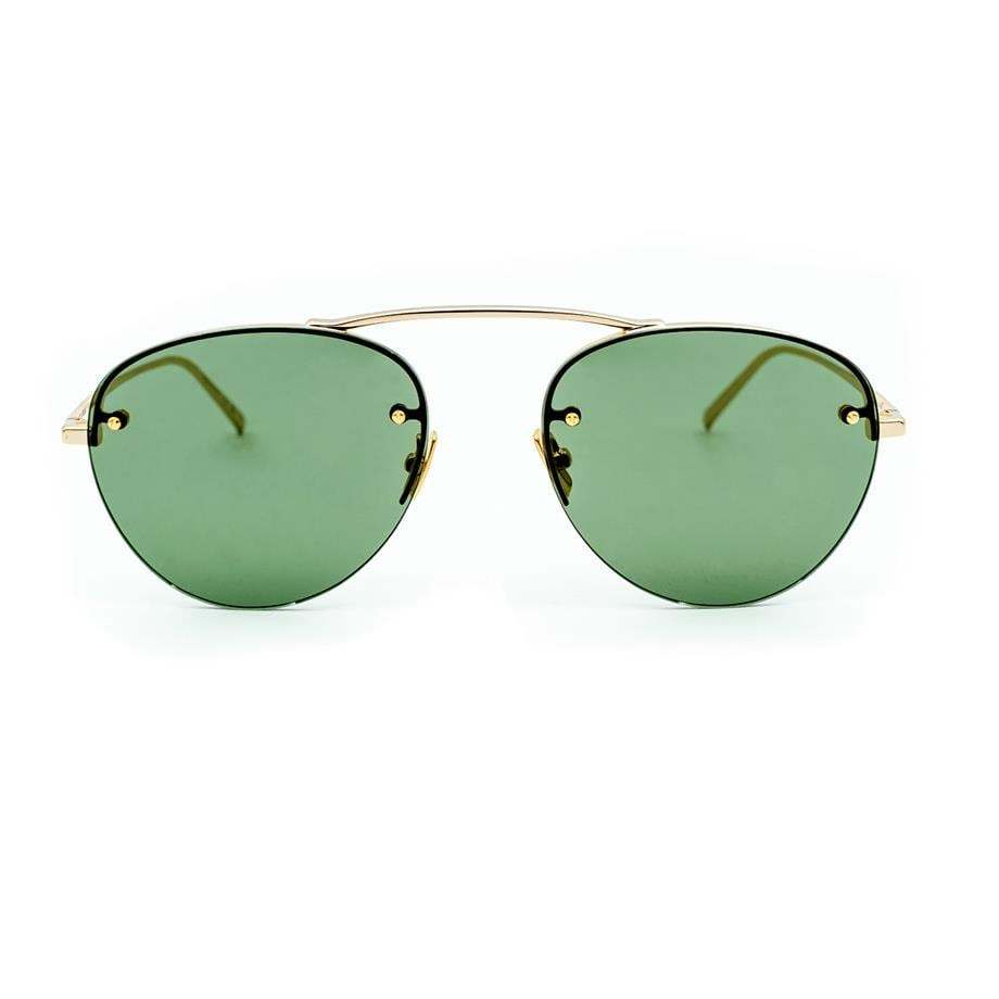Saint Laurent SL 575 003 55 Unisex Gold Damla Güneş Gözlüğü