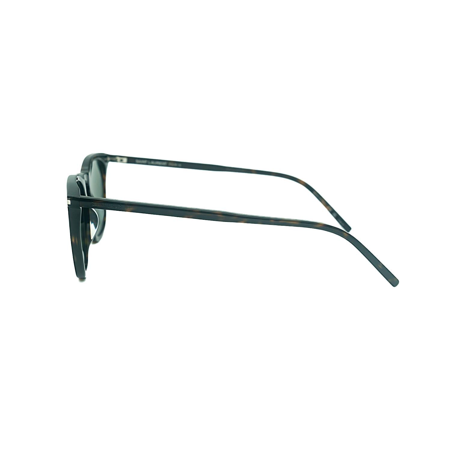Saint Laurent SL 623 002 49 22 Unisex Kare Kırçıllı Kahverengi Kemik Güneş Gözlüğü