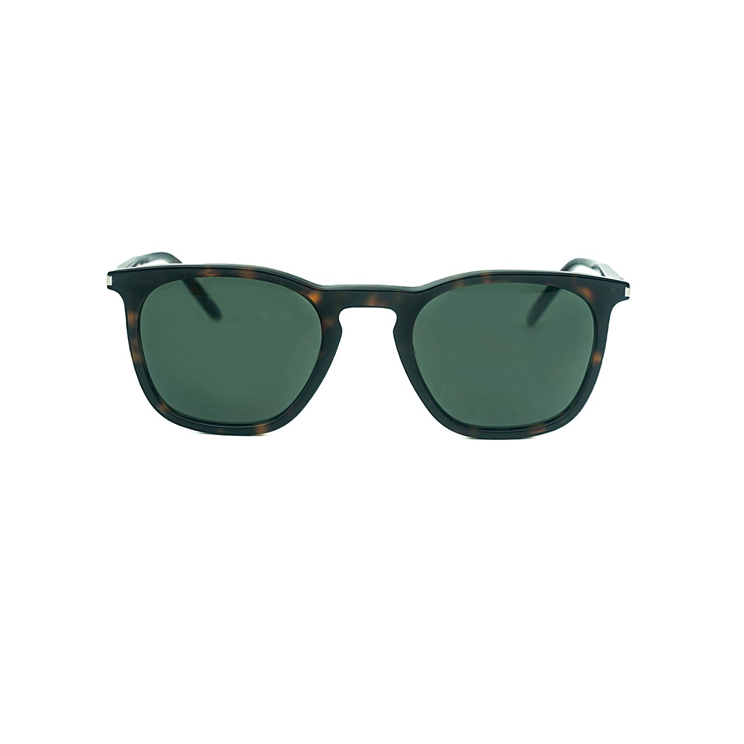 Saint Laurent SL 623 002 49 22 Unisex Kare Kırçıllı Kahverengi Kemik Güneş Gözlüğü