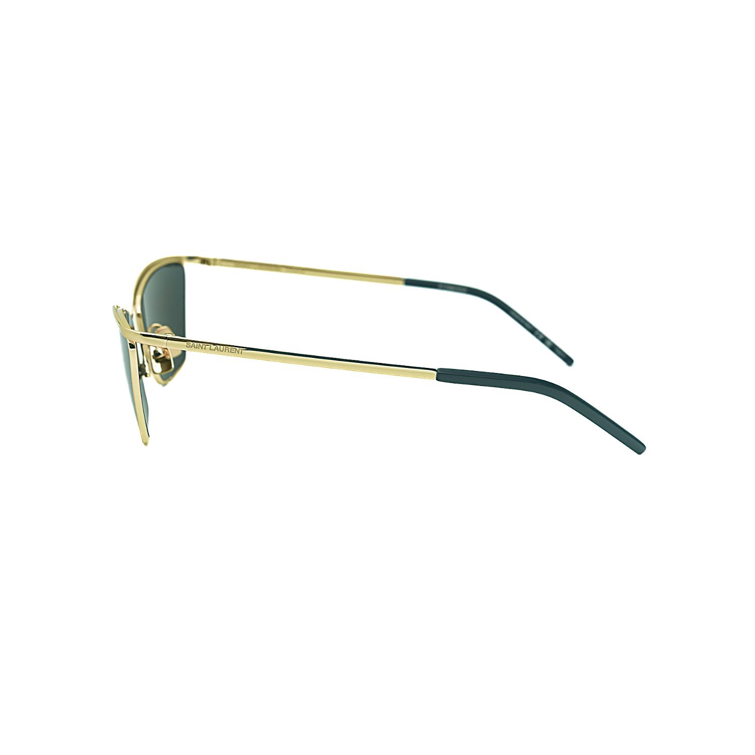 Saint Laurent SL 637 003 57 Kadın Cat Eye Gold Metal Güneş Gözlüğü