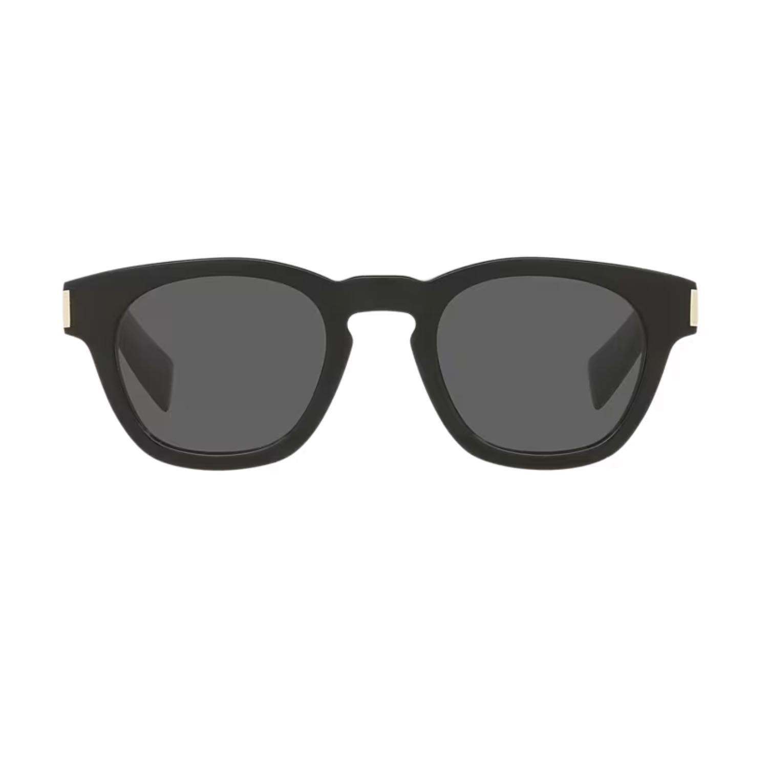 Saint Laurent SL 746 001 48 Unisex Yuvarlak Siyah Kemik Güneş Gözlüğü
