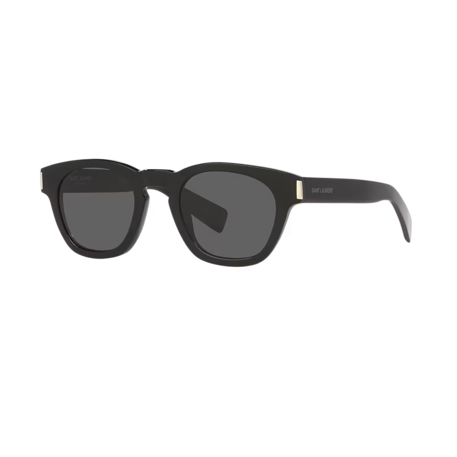 Saint Laurent SL 746 001 48 Unisex Yuvarlak Siyah Kemik Güneş Gözlüğü