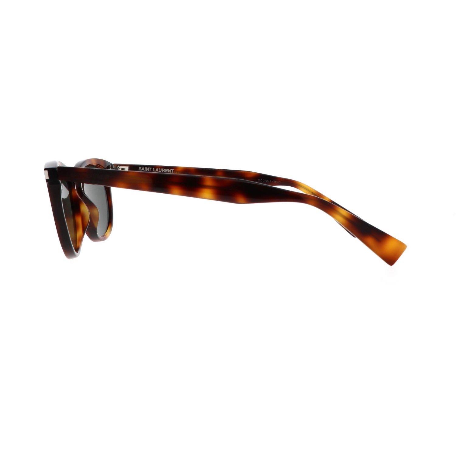 Saint Laurent SL 797 003 53 Unisex Oval Kırçıllı Kahverngi Kemik Güneş Gözlüğü