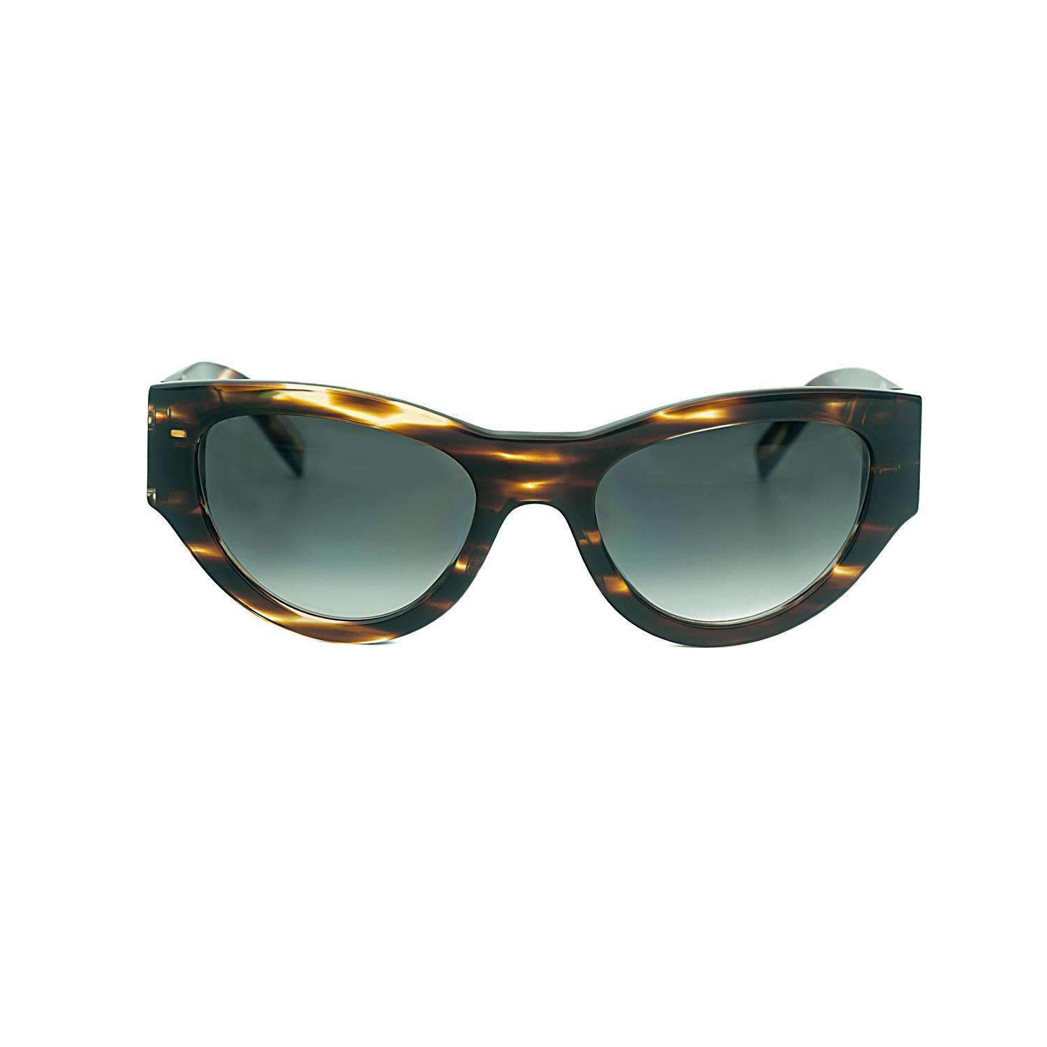 Saint Laurent SL M94 005 53 Kadın Cat Eye Kırçıllı Kahverengi Kemik Güneş Gözlüğü