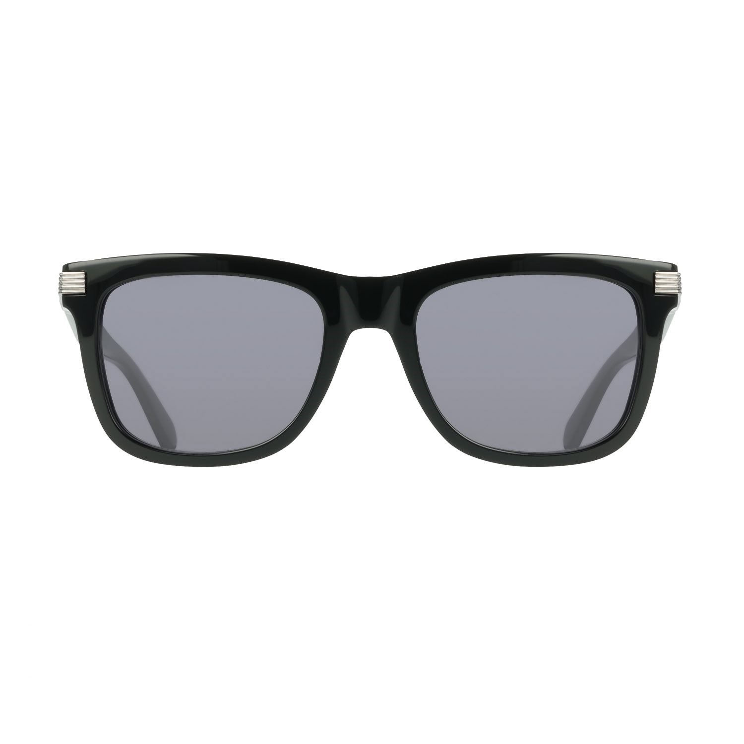 Salvatore Ferragamo SF 2088S 001 55 Unisex Dikdörtgen Siyah Kemik Güneş Gözlüğü