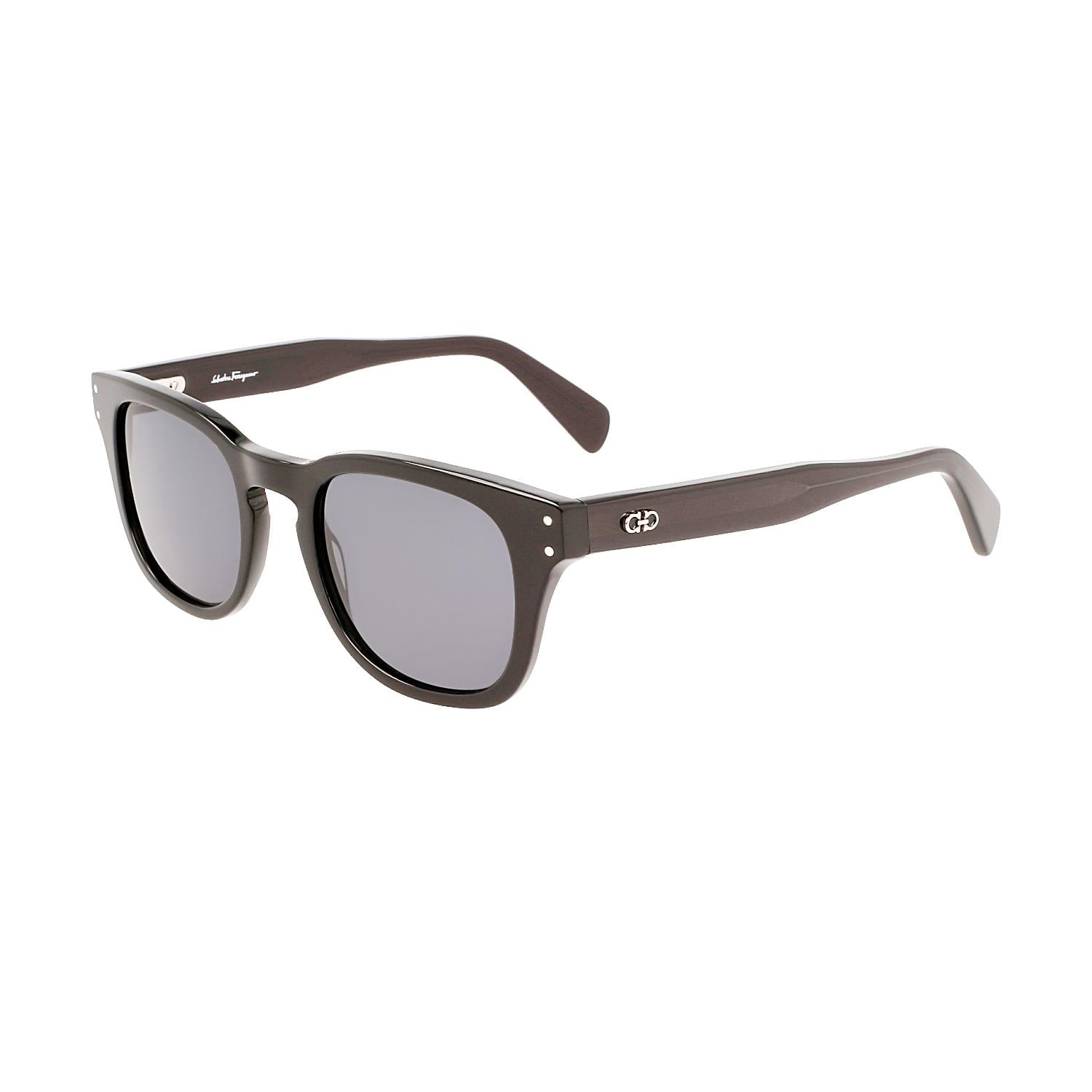 Salvatore Ferragamo SF 1057S 001 49 Erkek Siyah Kare Güneş Gözlüğü
