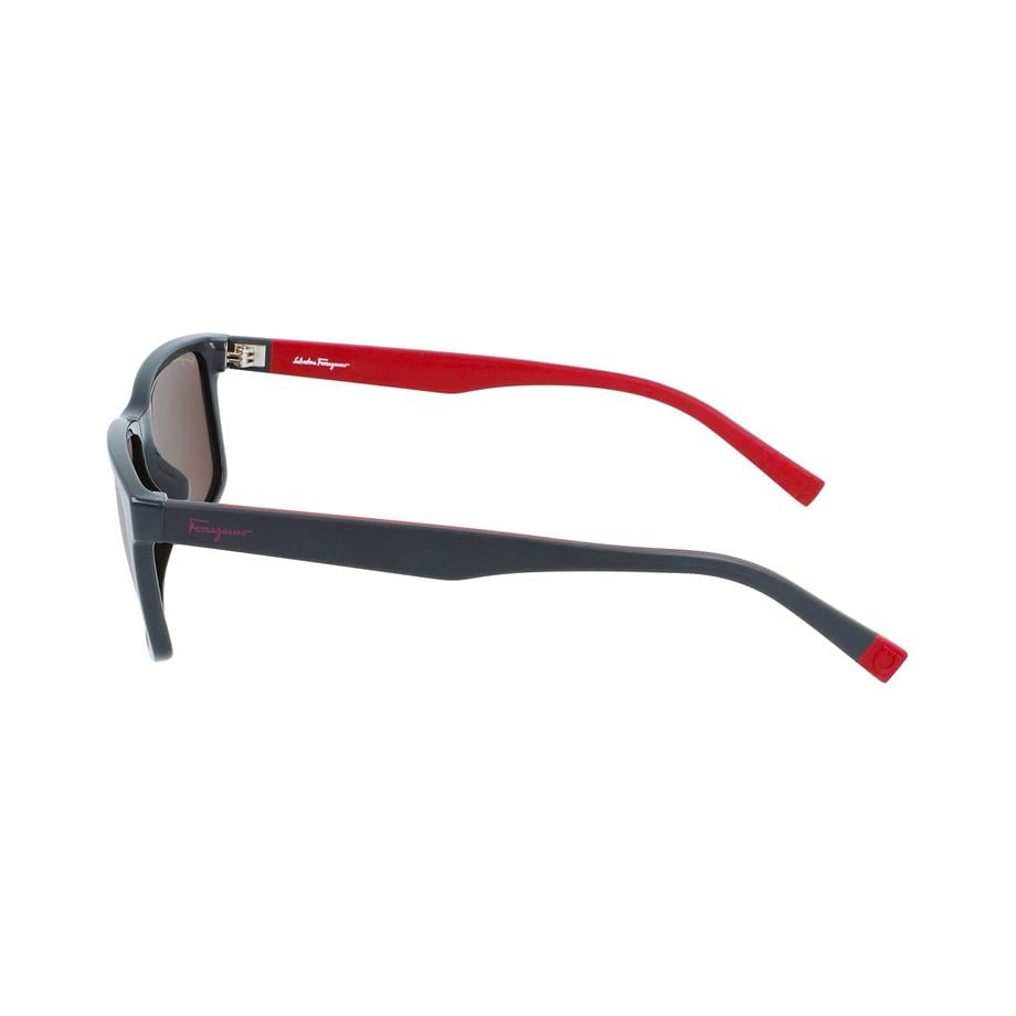 Salvatore Ferragamo SF 938S 023 57 Erkek Lacivert Dikdörtgen  Güneş Gözlüğü