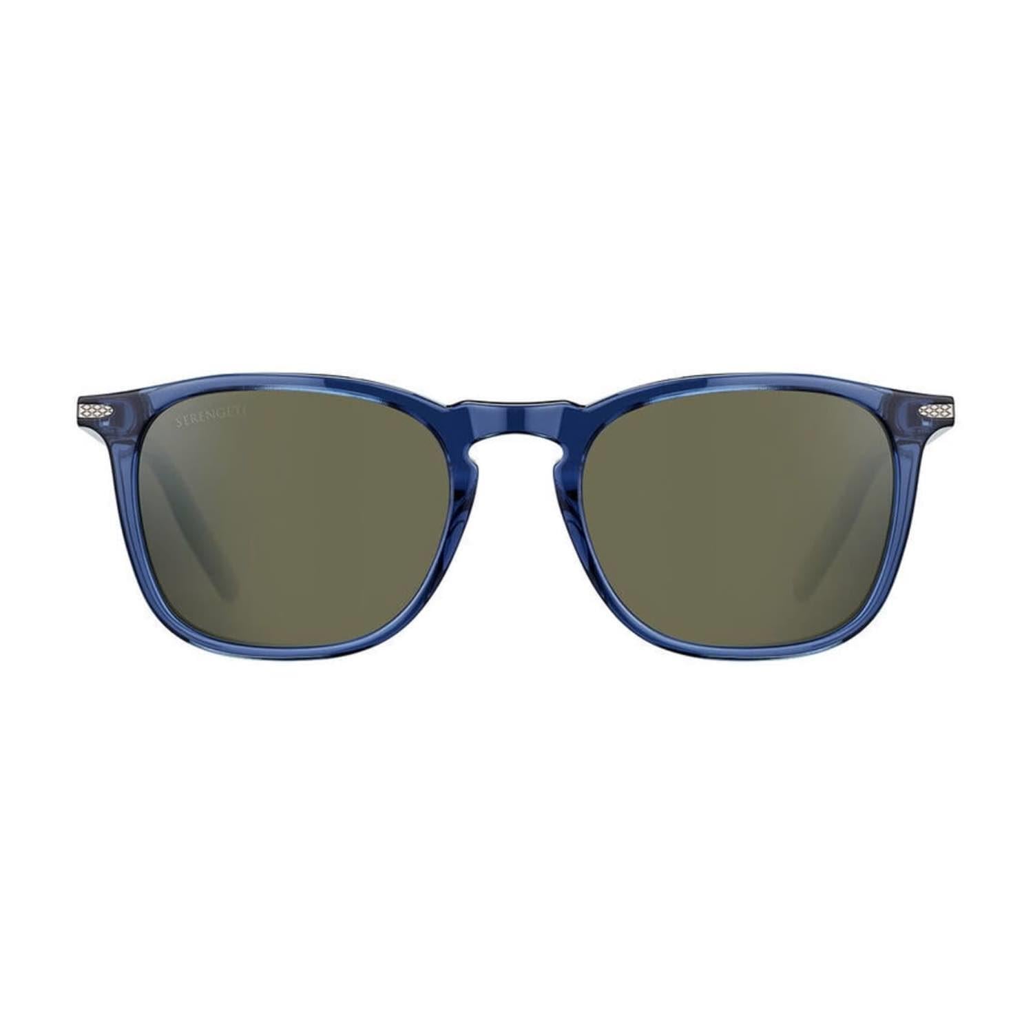 Serengeti 021002 51 Delio Polarize Unisex Mavi Kemik Güneş Gözlüğü