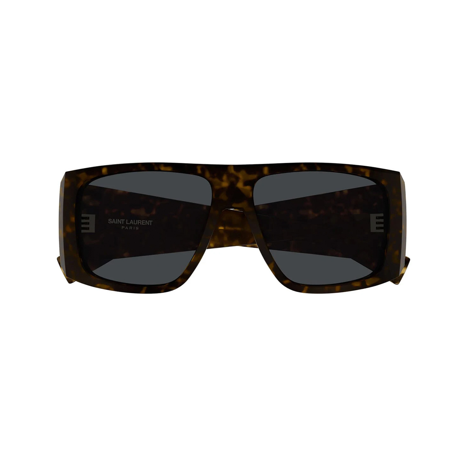 Saint Laurent SL 832 002 57 Unisex Geometrik Kırçıllı Kahverengi Kemik Güneş Gözlüğü