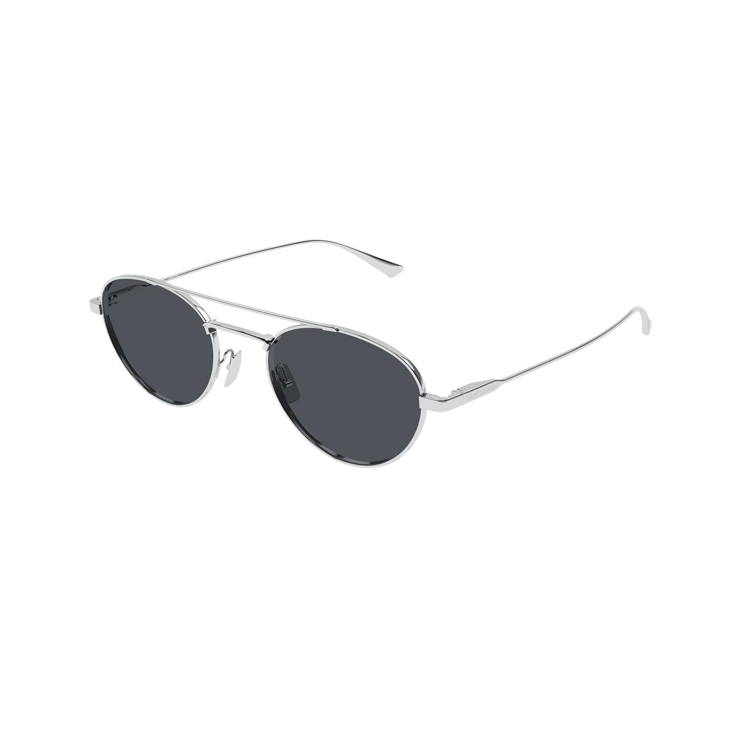 Saint Laurent SL 97 002 51 Kadın Oval Gümüş Metal Güneş Gözlüğü