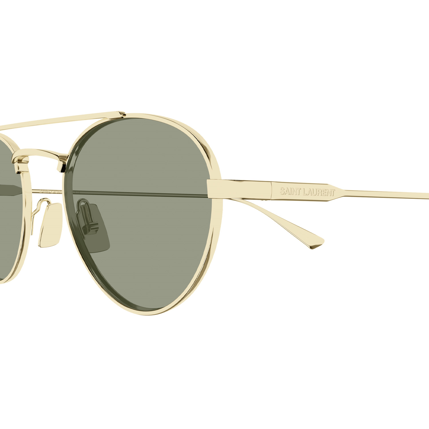 Saint Laurent SL 97 004 51 Kadın Oval Metal Gold Güneş Gözlüğü