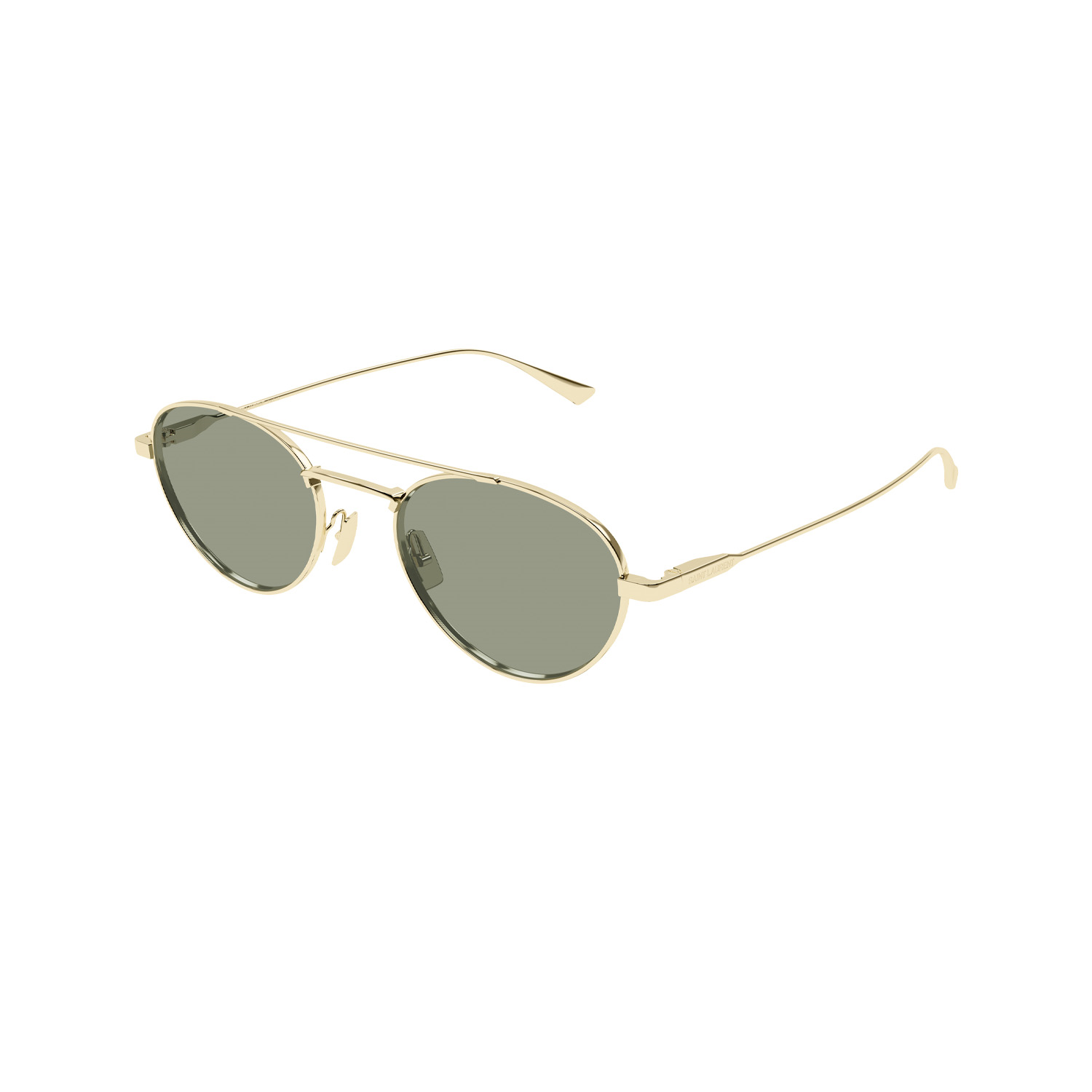 Saint Laurent SL 97 004 51 Kadın Oval Metal Gold Güneş Gözlüğü