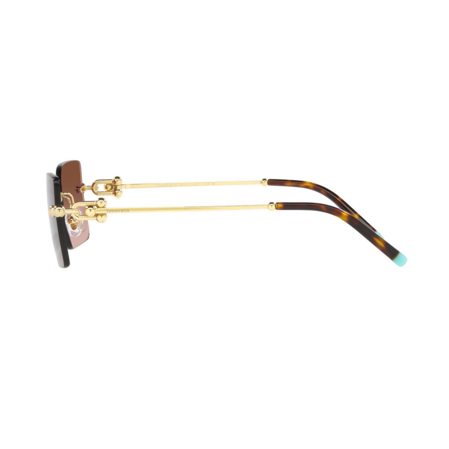 Tiffany Co. TF 3088 61773B 59 Kadın Kelebek Gold Metal Güneş Gözlüğü