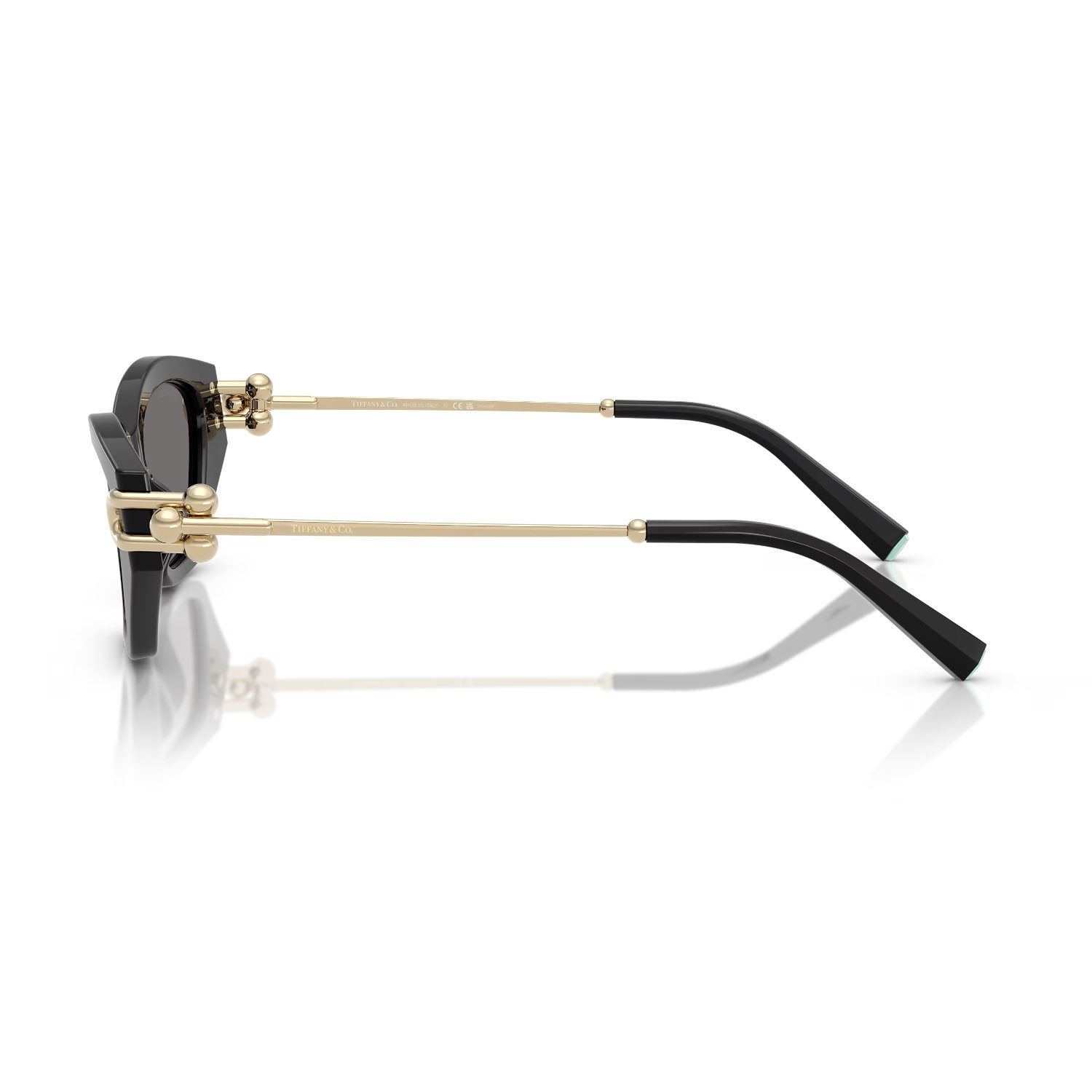 Tiffany Co. TF 4231U 800181 53 Kadın Polarize Cat Eye Siyah Kemik Güneş Gözlüğü