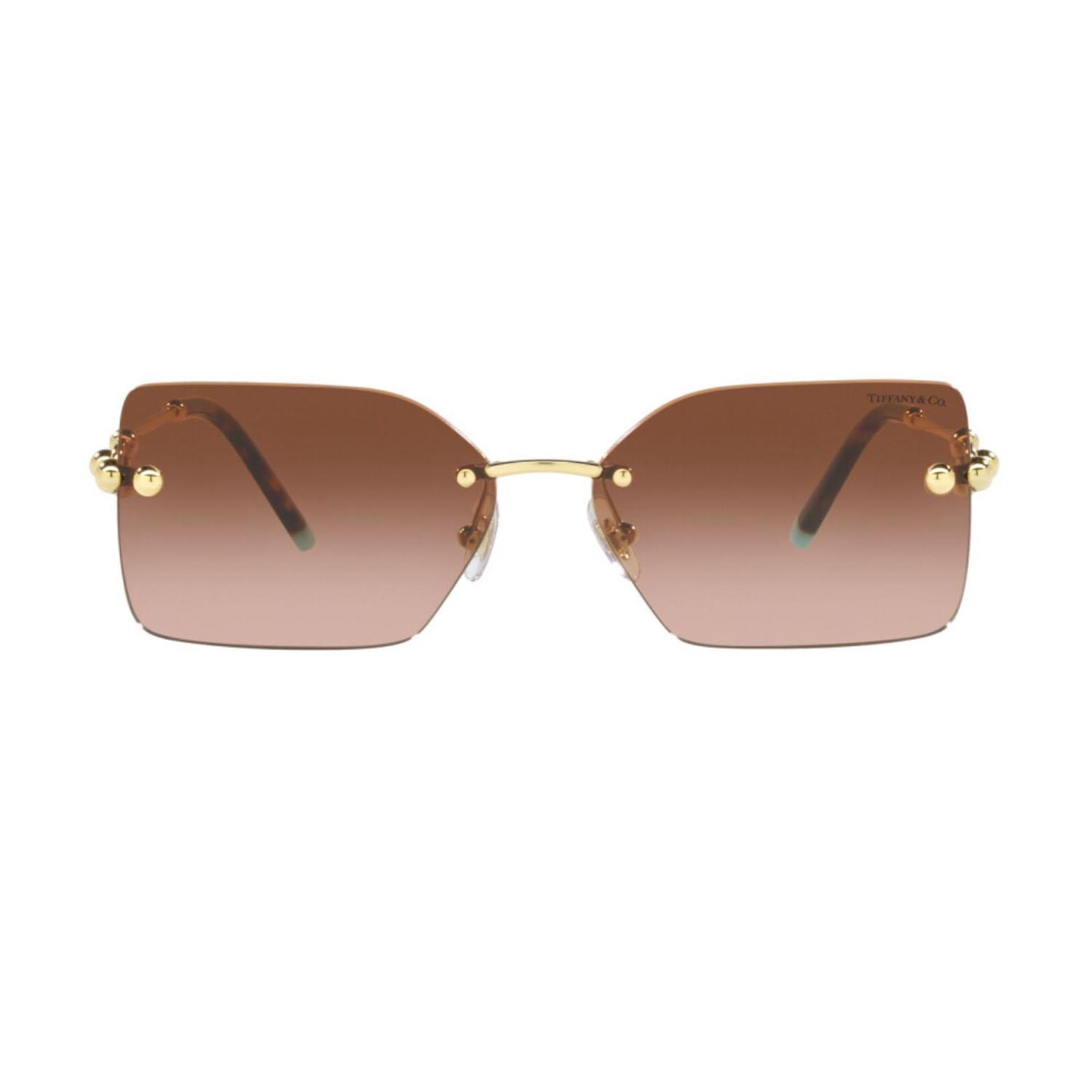 Tiffany Co. TF 3088 61773B 59 Kadın Kelebek Gold Metal Güneş Gözlüğü