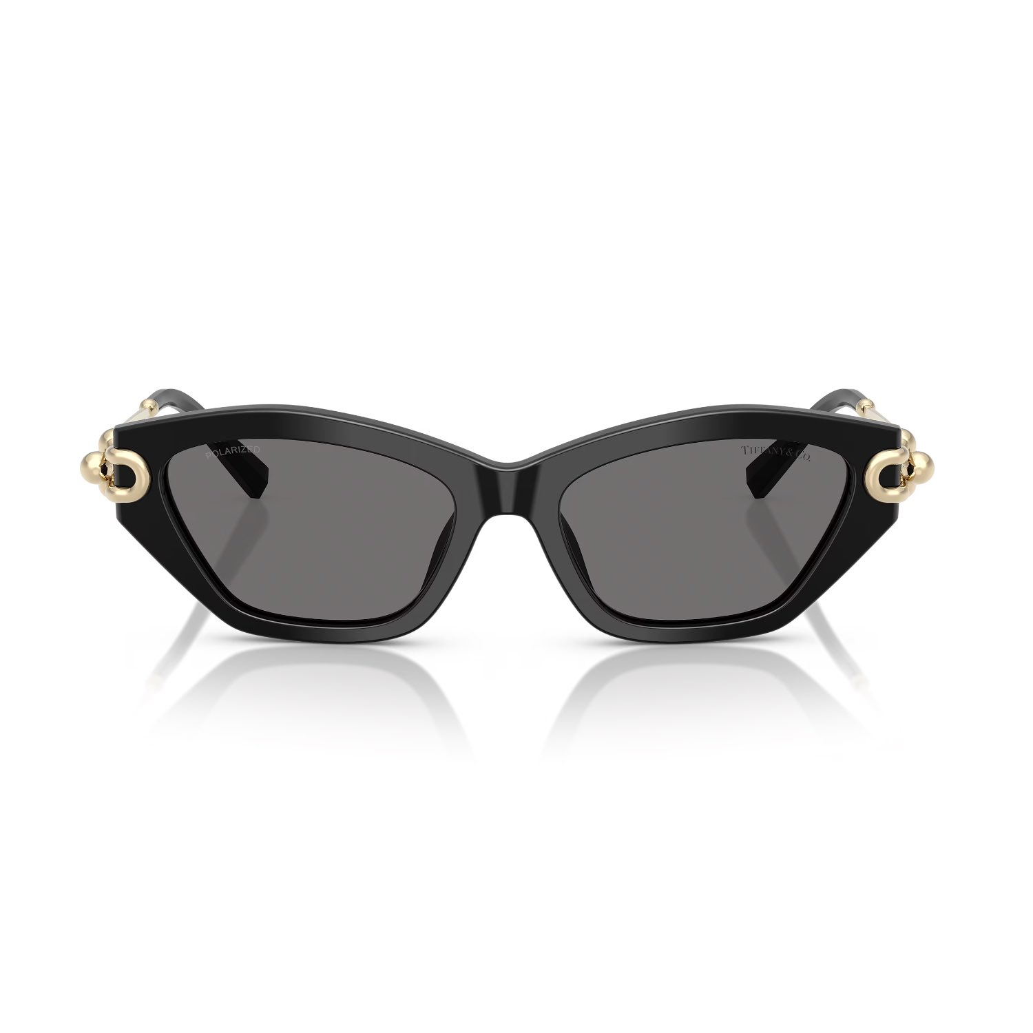Tiffany Co. TF 4231U 800181 53 Kadın Polarize Cat Eye Siyah Kemik Güneş Gözlüğü