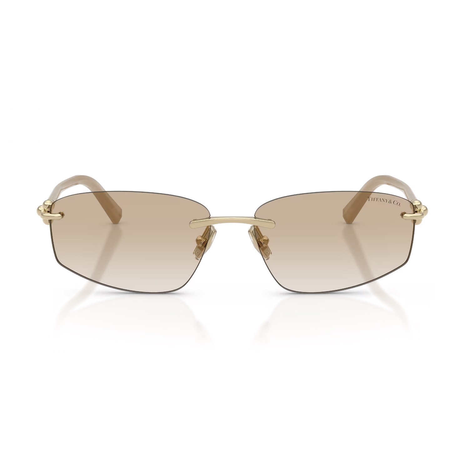 Tiffany Co. TF 3114 602111 59 Unisex Geometrik Gold Metal Güneş Gözlüğü