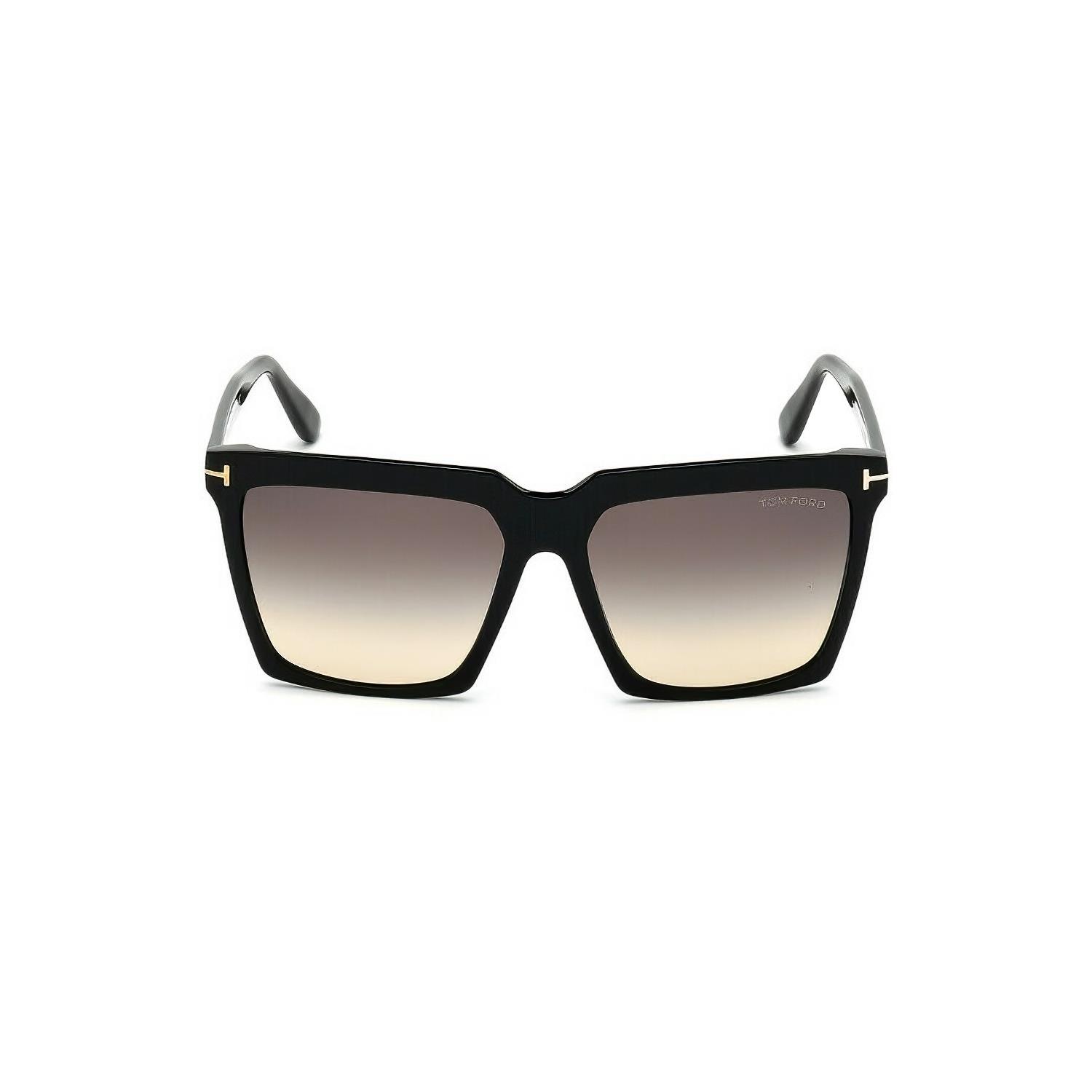 Tom Ford FT 0764 01B 58 Kadın Parlak Siyah Kemik Güneş Gözlüğü