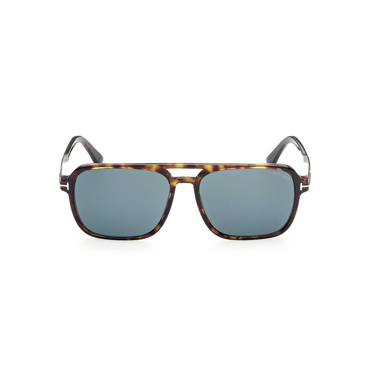Tom Ford FT 0910 52V 59 Erkek Kare Kırçıllı Kahverengi Güneş Gözlüğü