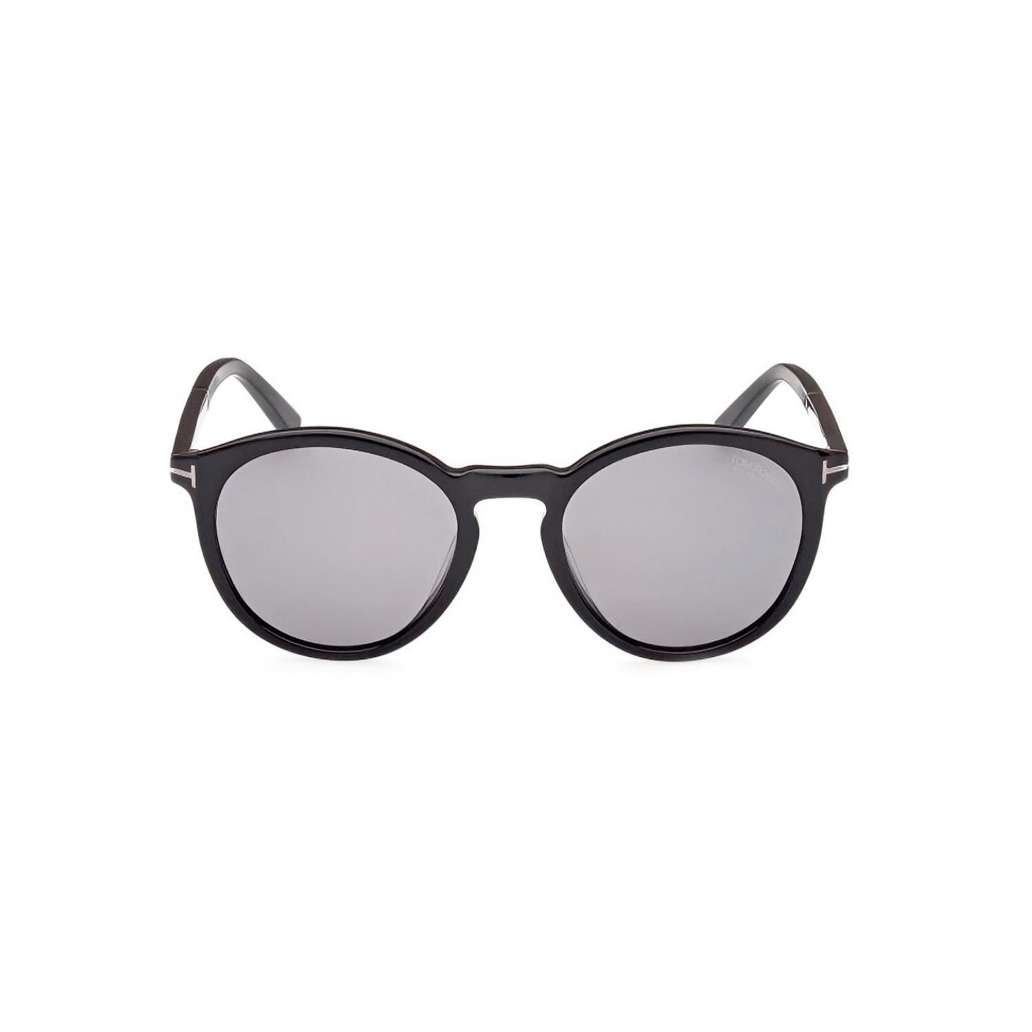 Tom Ford FT 1021N 01D 51 Polarize Unisex Oval Siyah Kemik Güneş Gözlüğü