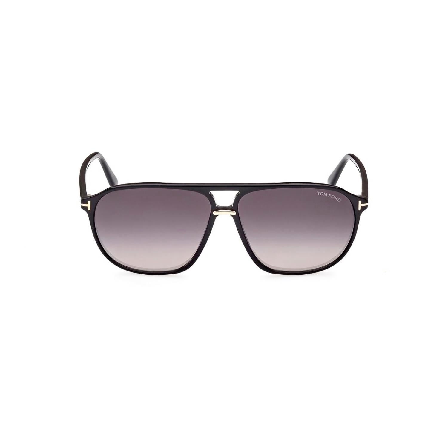Tom Ford FT 1026 01B 61 Erkek Pilot Siyah Kemik Güneş Gözlüğü