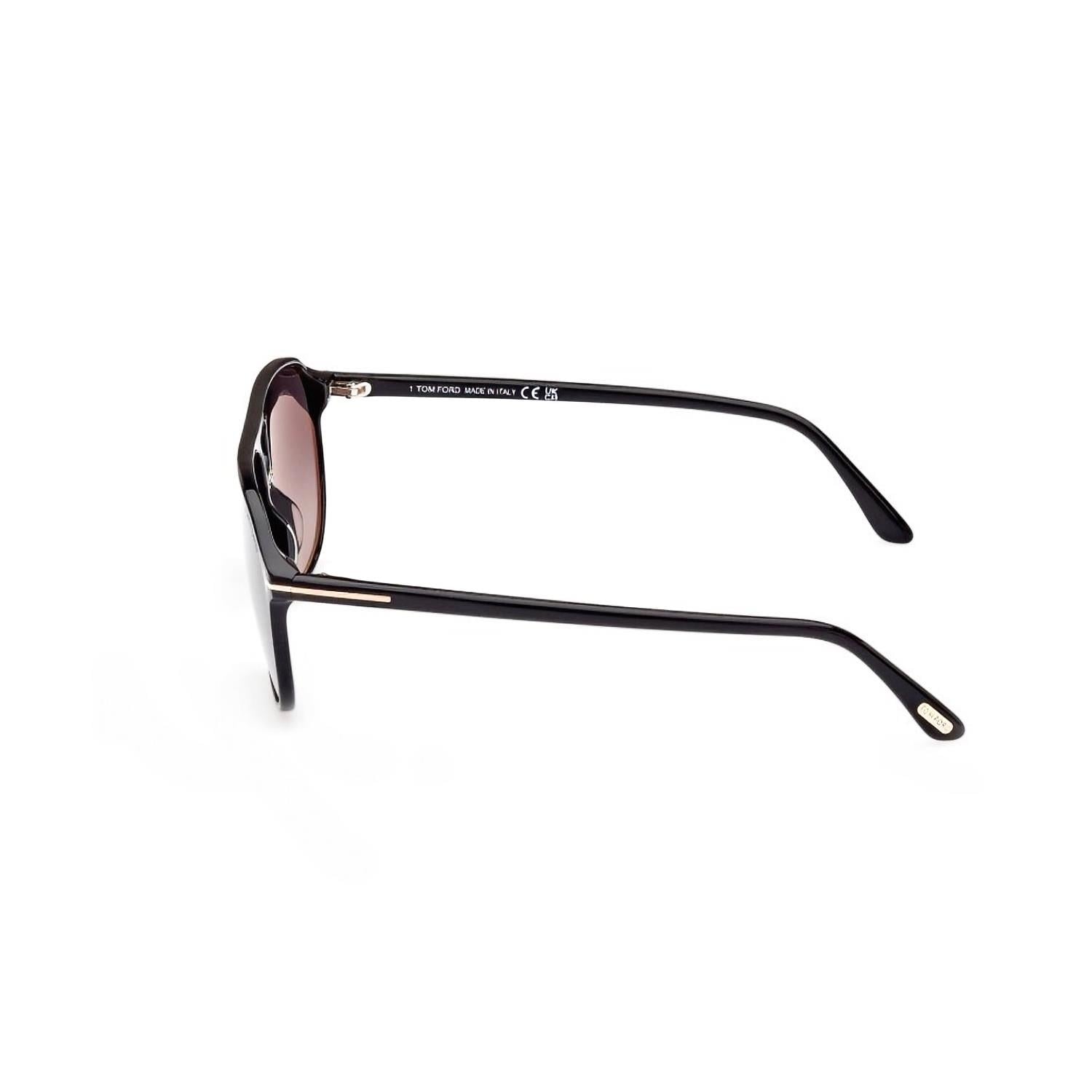 Tom Ford FT 1026 01B 61 Erkek Pilot Siyah Kemik Güneş Gözlüğü