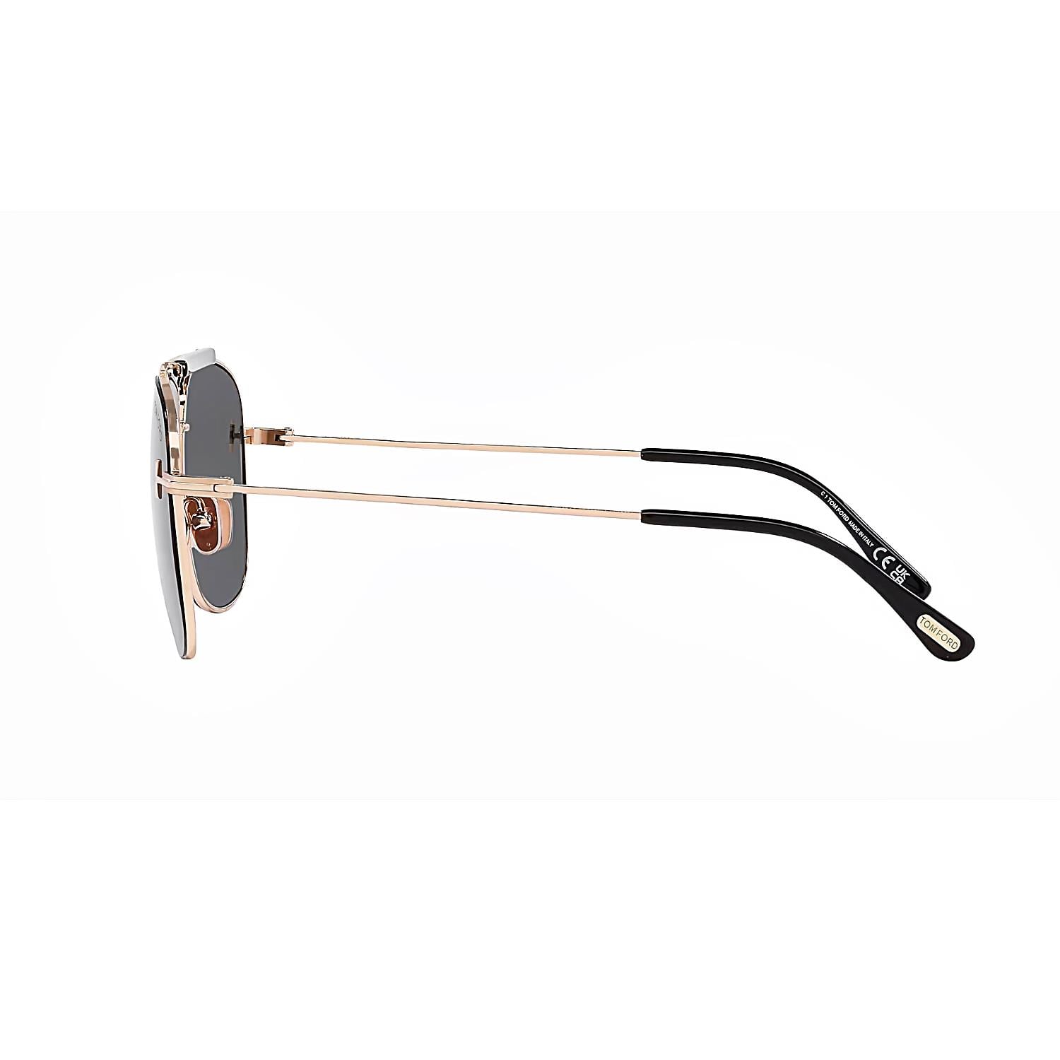 Tom Ford FT1017 28A 60 Jaden Erkek Damla Rose Gold Metal Güneş Gözlüğü