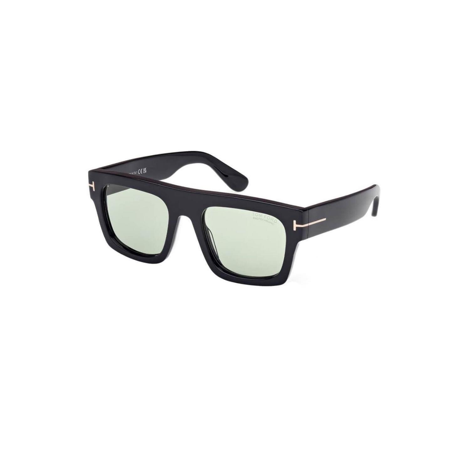 Tom Ford TF 0711 01N 53 Unisex Kare Siyah Kemik Güneş Gözlüğü