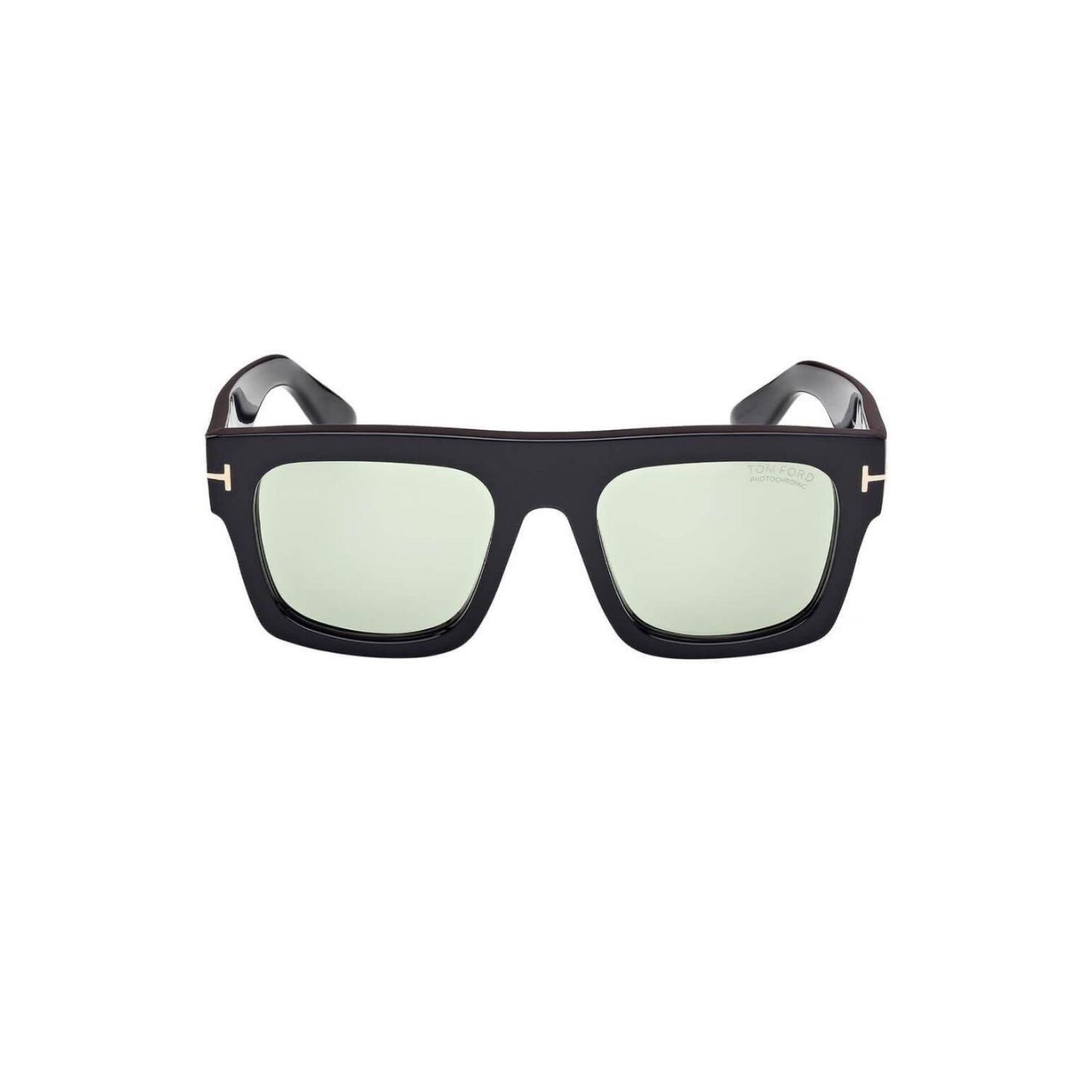 Tom Ford TF 0711 01N 53 Unisex Kare Siyah Kemik Güneş Gözlüğü
