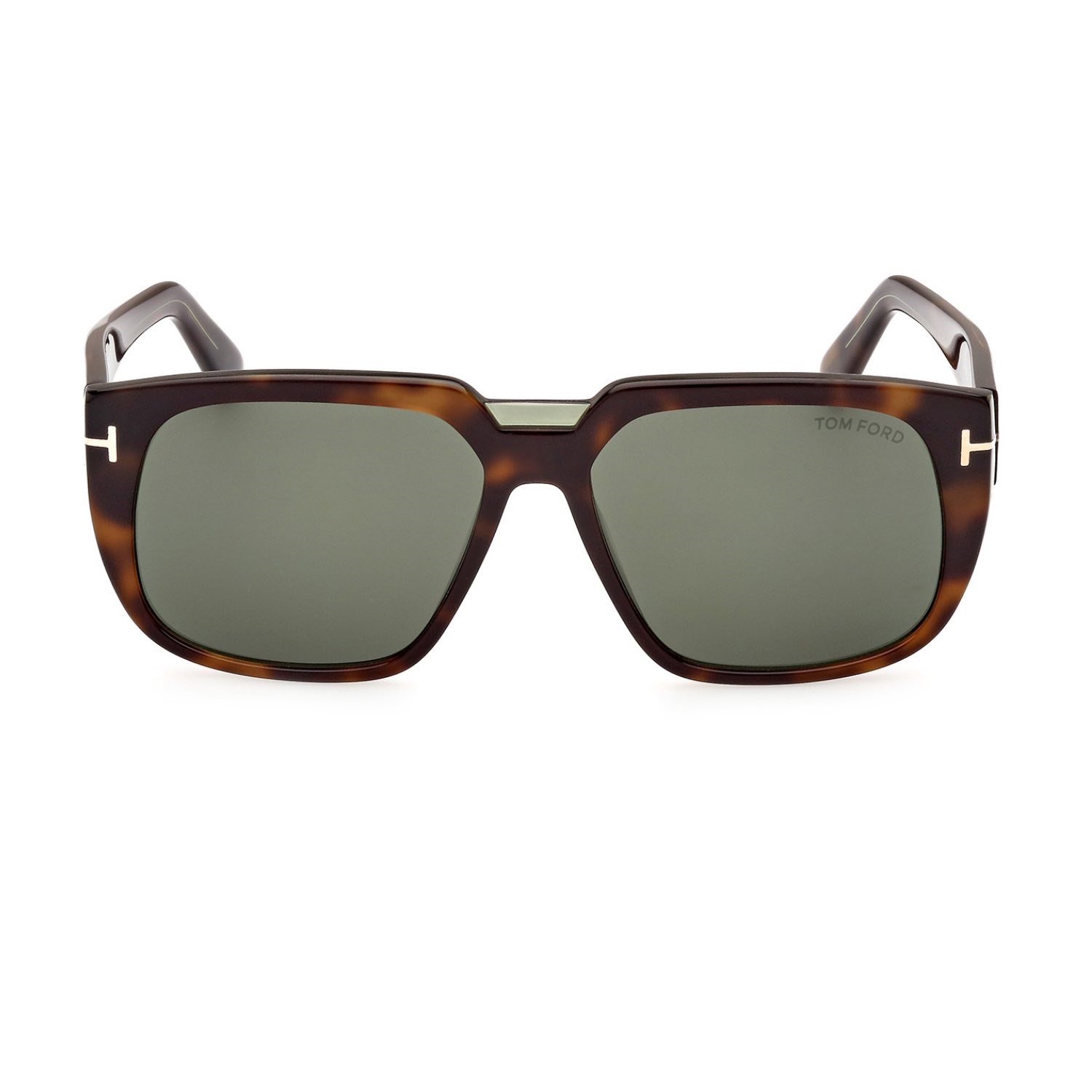 Tom Ford TF 1025S 56NG 56 Oliver Unisex Geometrik Kırçıllı Kahverengi Kemik Güneş Gözlüğü