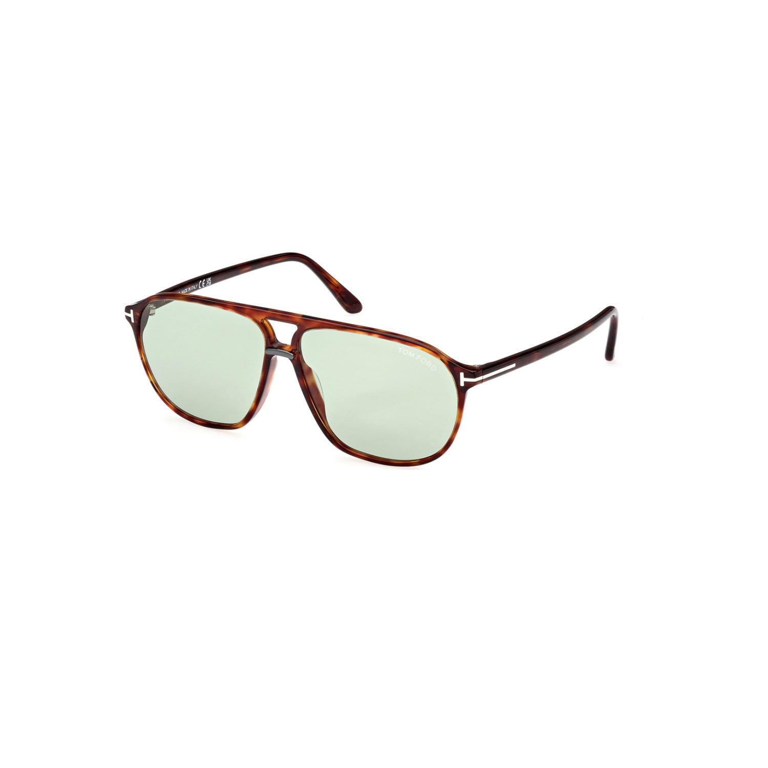 Tom Ford TF 1026 54N 61 Unisex Pilot Kırçıllı Kahverengi Kemik Güneş Gözlüğü