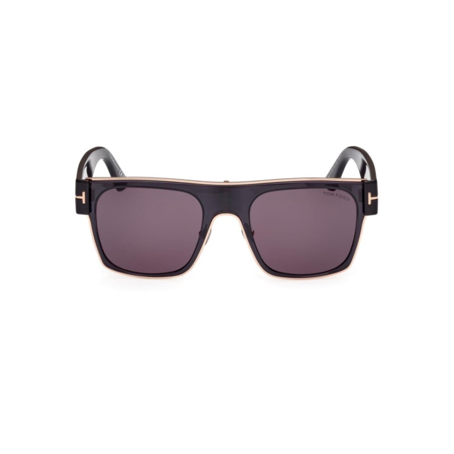 Tom Ford Tf 1073 01A 54 Unisex Kare Siyah Kombine Güneş Gözlüğü