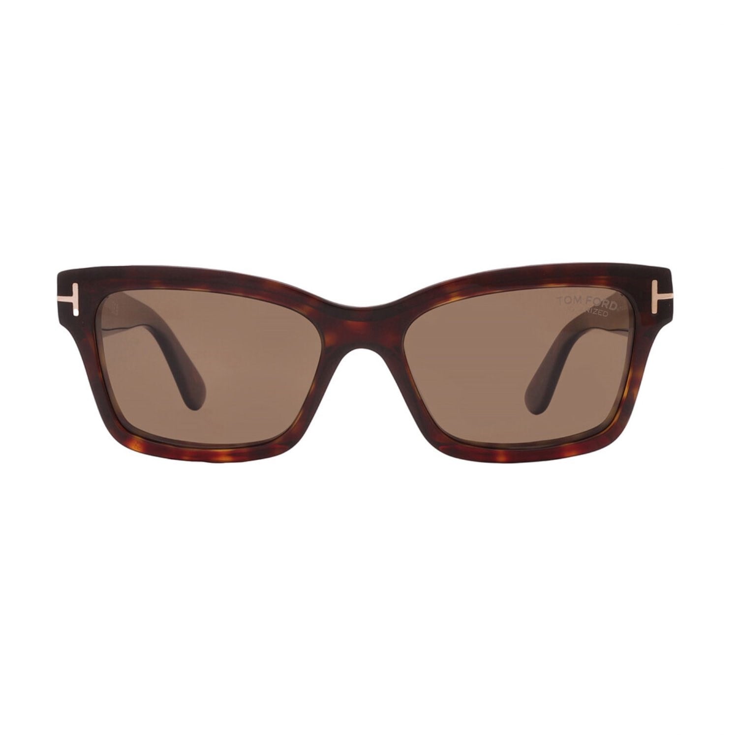 Tom Ford TF 1085 52H 54 Mikel Kadın Polarize Cat Eye Kırçıllı Kahverengi Kemik Güneş Gözlüğü