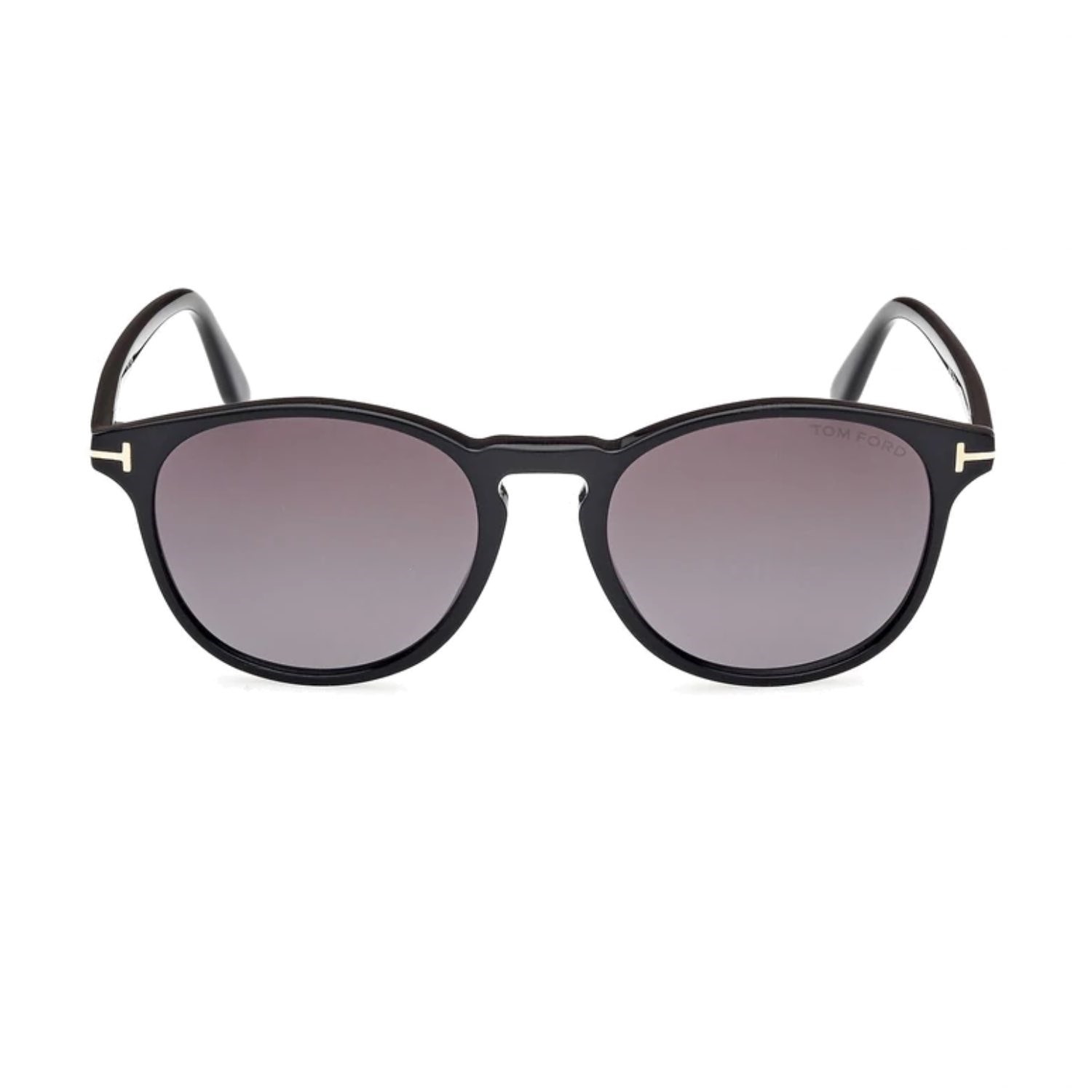 Tom Ford TF 1097S 01BG 53 Lewis Unisex Yuvarlak Siyah Kemik Güneş Gözlüğü
