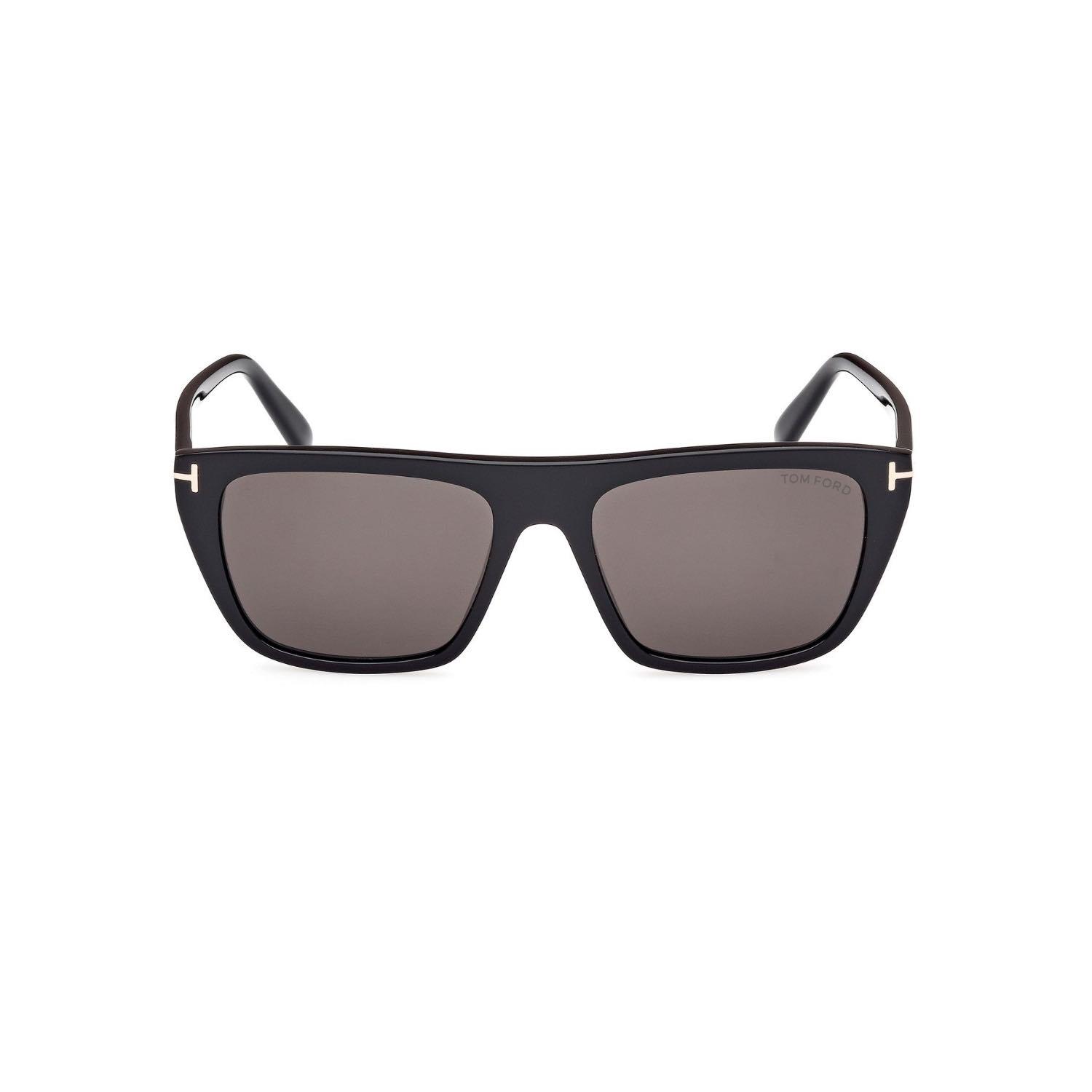 Tom Ford Tf 1175 01A 56 Erkek Kare Siyah Kemik Güneş Gözlüğü